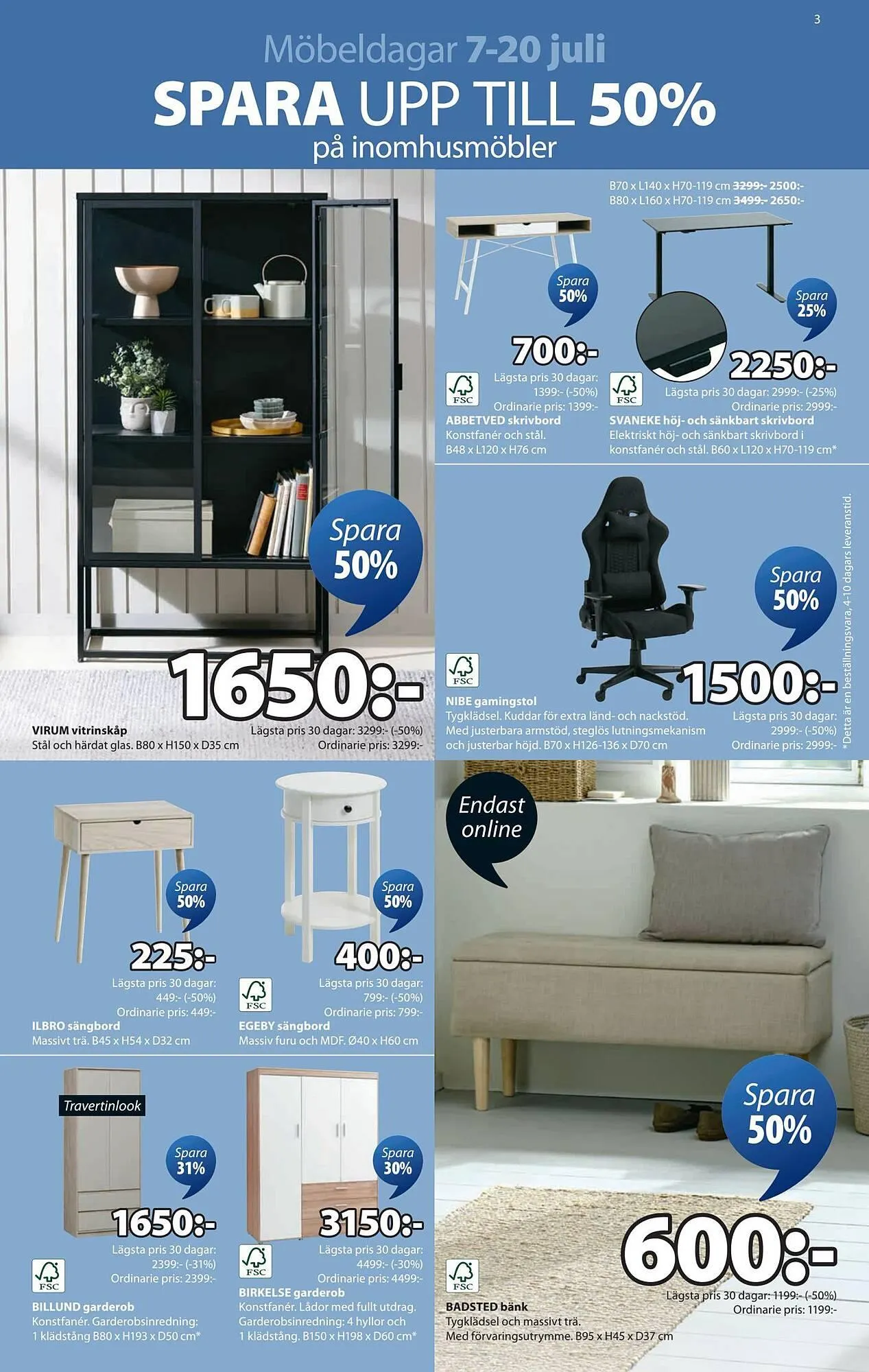 JYSK reklamblad från 7 juli till 20 juli 2025 - Reklamblad sidor 3