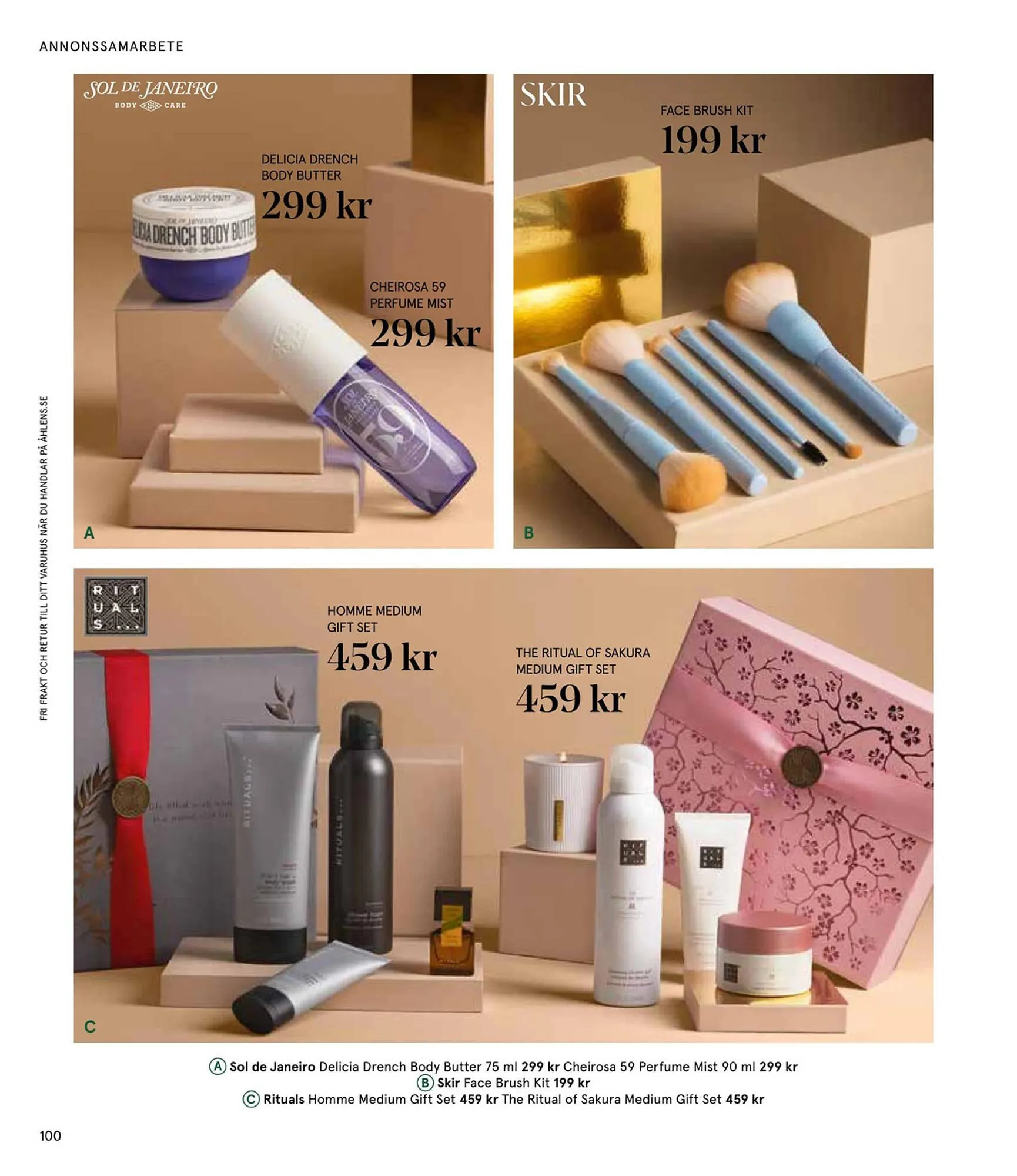 Åhléns reklamblad från 25 november till 24 december 2024 - Reklamblad sidor 100