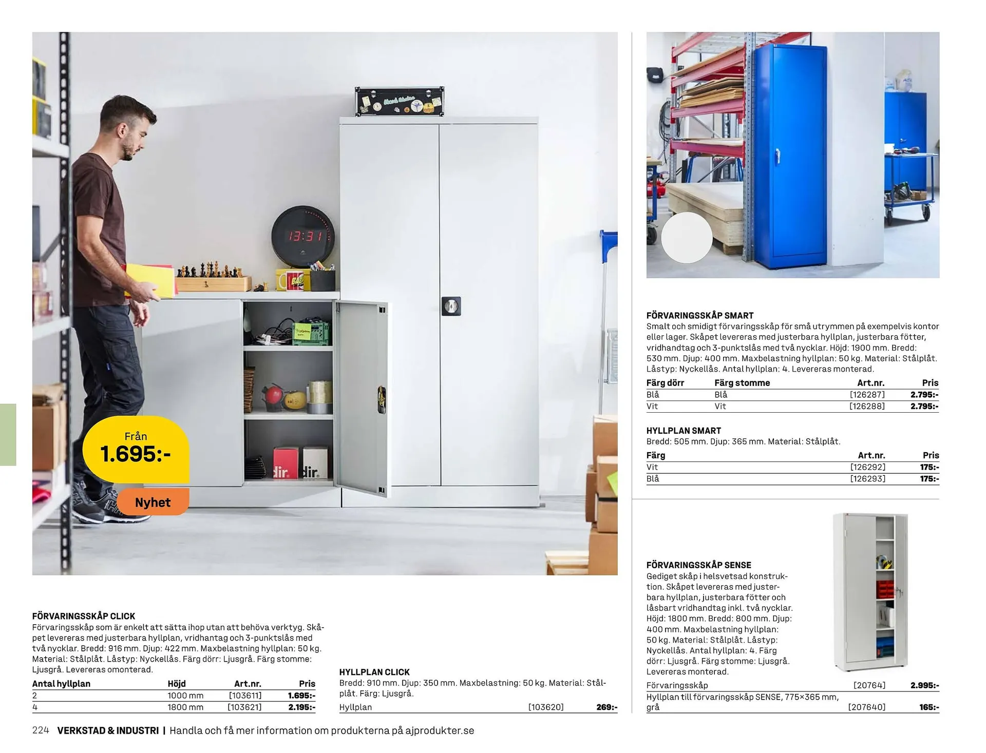 AJ Produkter reklamblad från 1 januari till 31 december 2025 - Reklamblad sidor 224