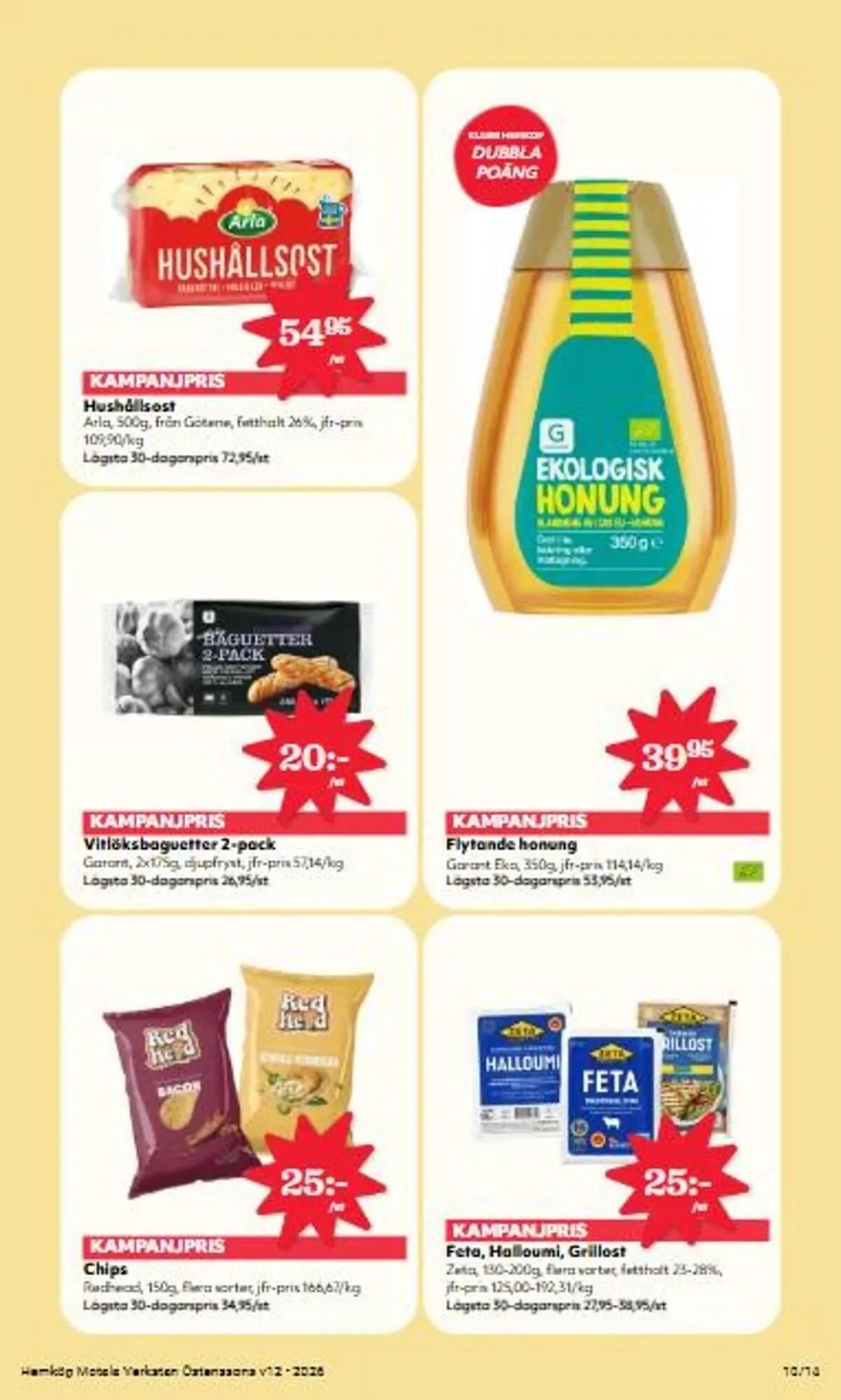 Hemköp reklamblad från 16 mars till 22 mars 2026 - Reklamblad sidor 10