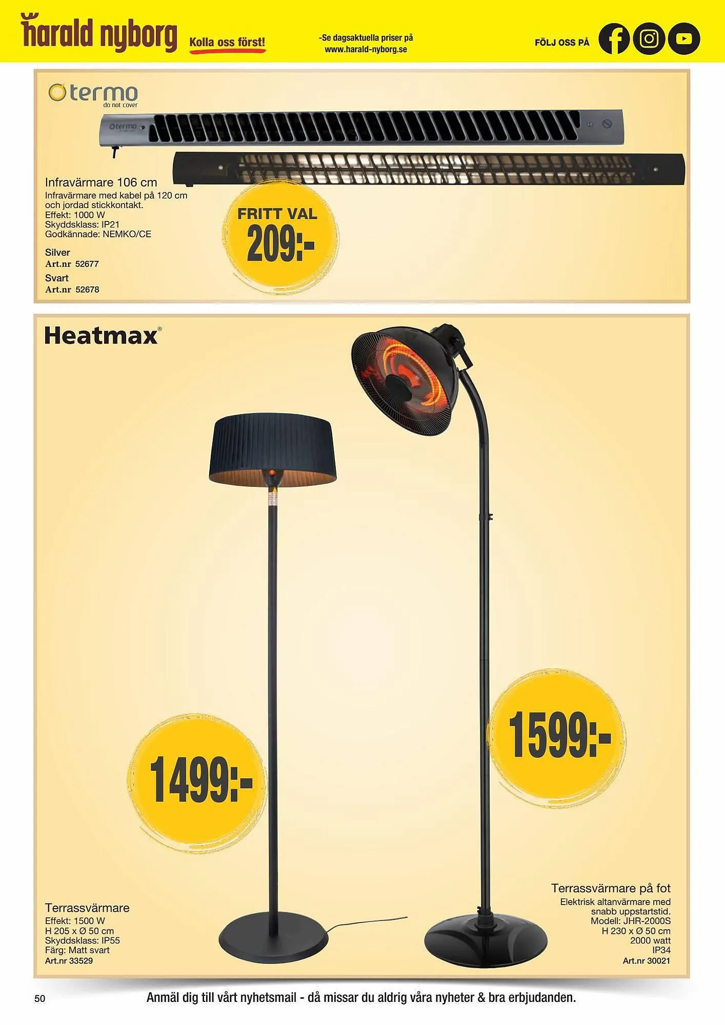 Harald Nyborg reklamblad från 11 juni till 31 oktober 2023 - Reklamblad sidor 50