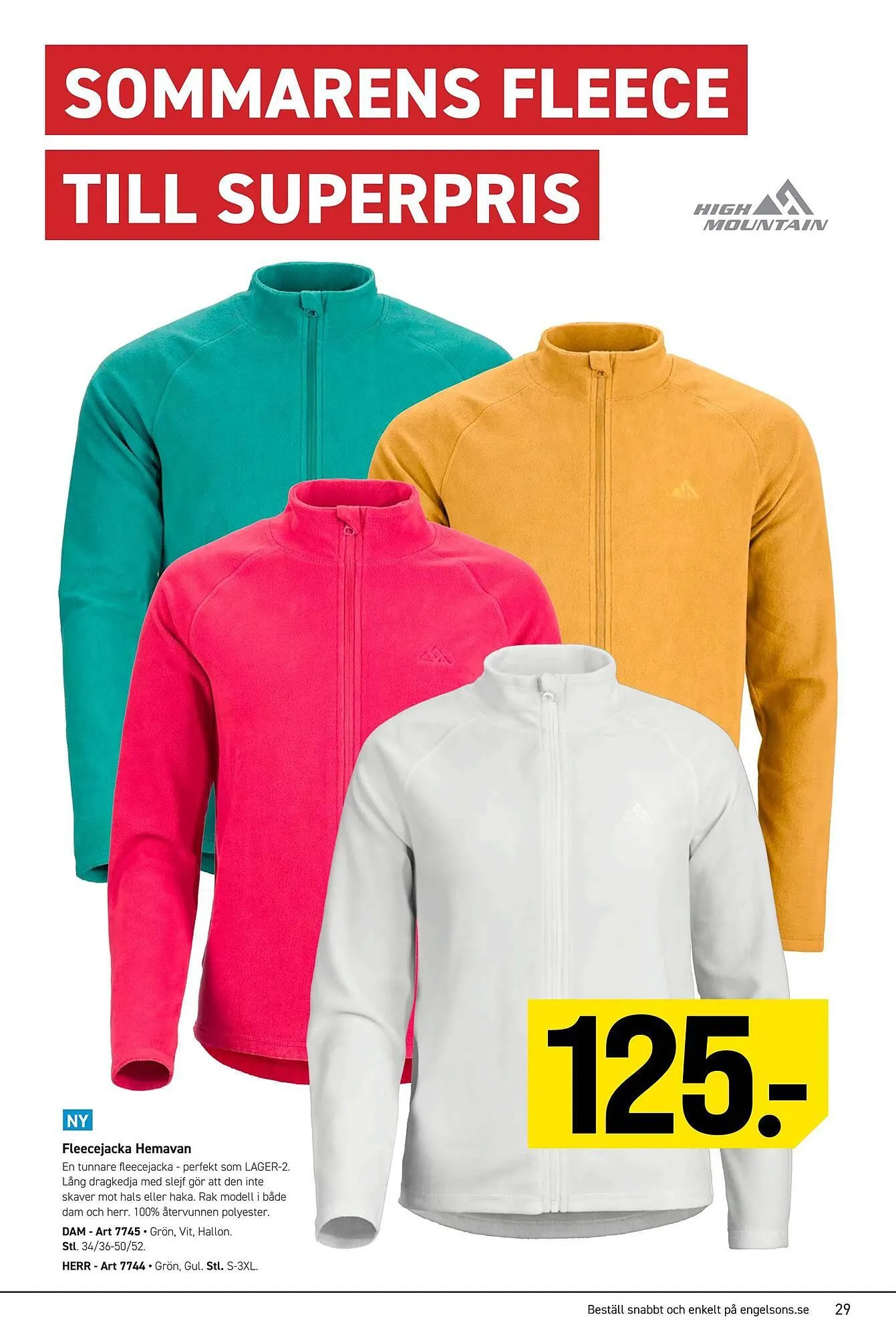 Engelsons reklamblad från 12 maj till 31 maj 2025 - Reklamblad sidor 29