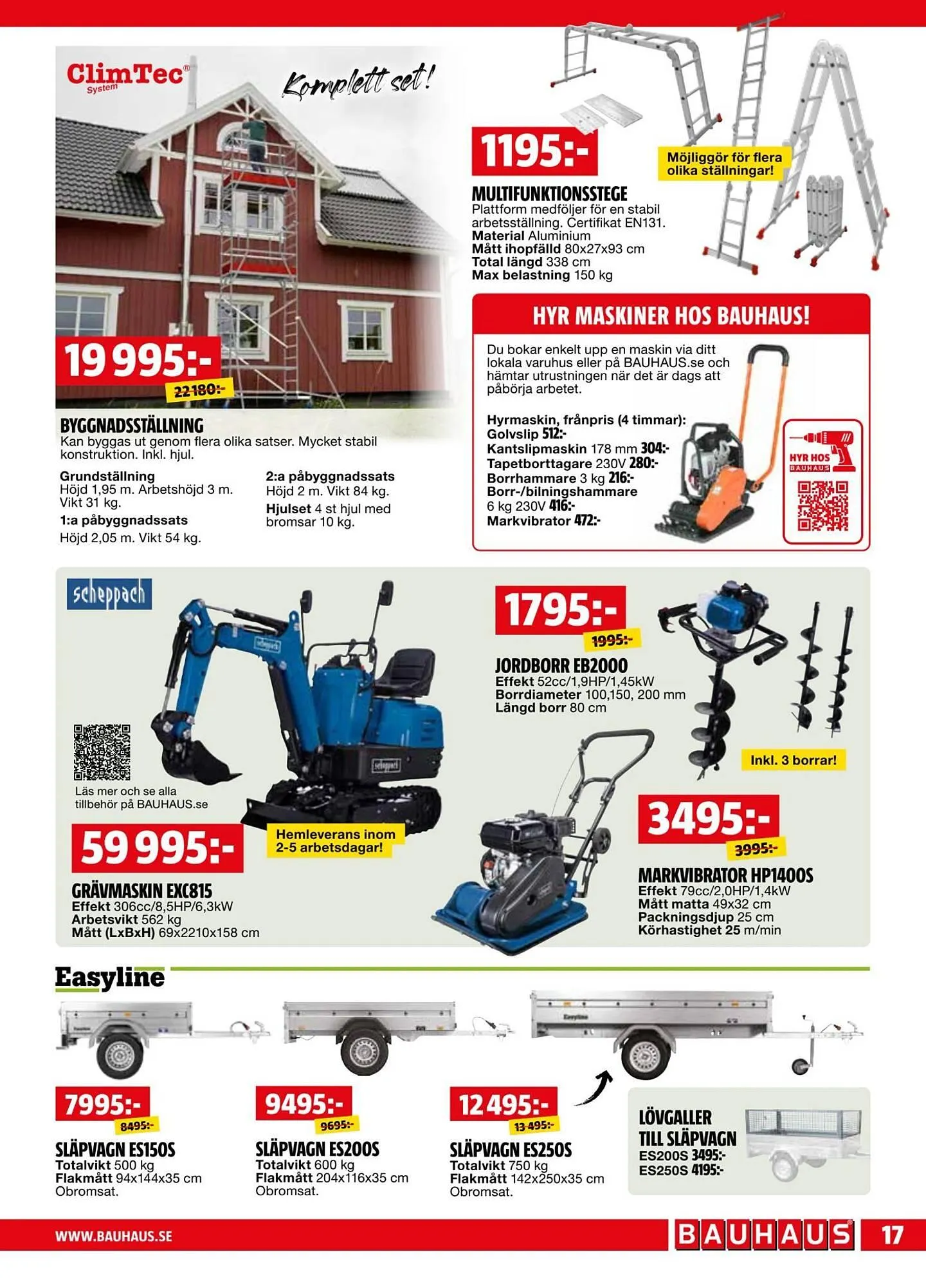 Bauhaus reklamblad från 7 april till 20 april 2026 - Reklamblad sidor 17