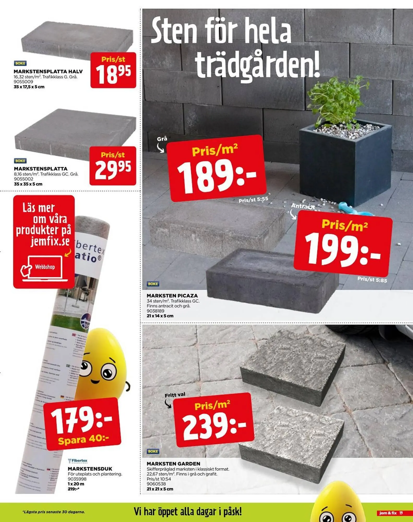 Jem&Fix reklamblad från 14 april till 20 april 2025 - Reklamblad sidor 19