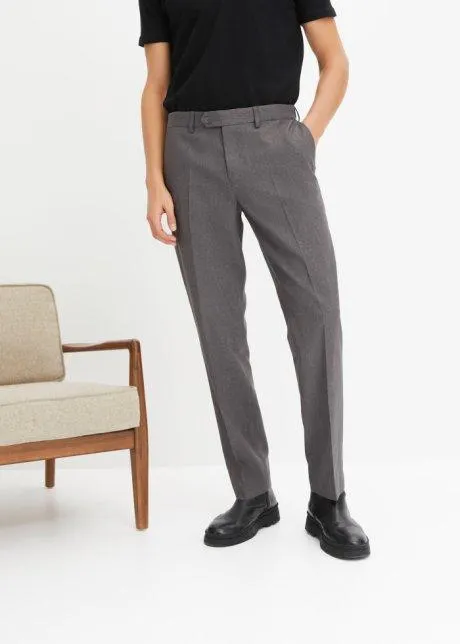 Stilig byxa i återvunnen polyester, Regular Fit, Straight