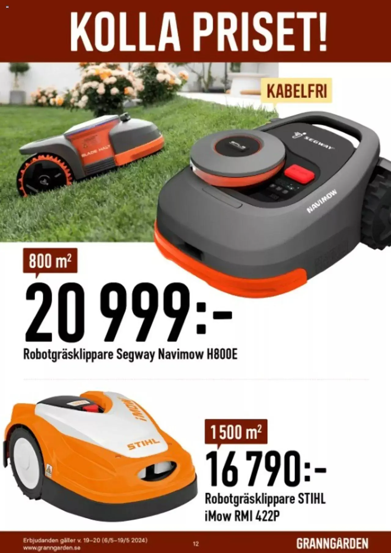 Granngården - erbjudanden från 6 maj till 19 maj 2024 - Reklamblad sidor 12