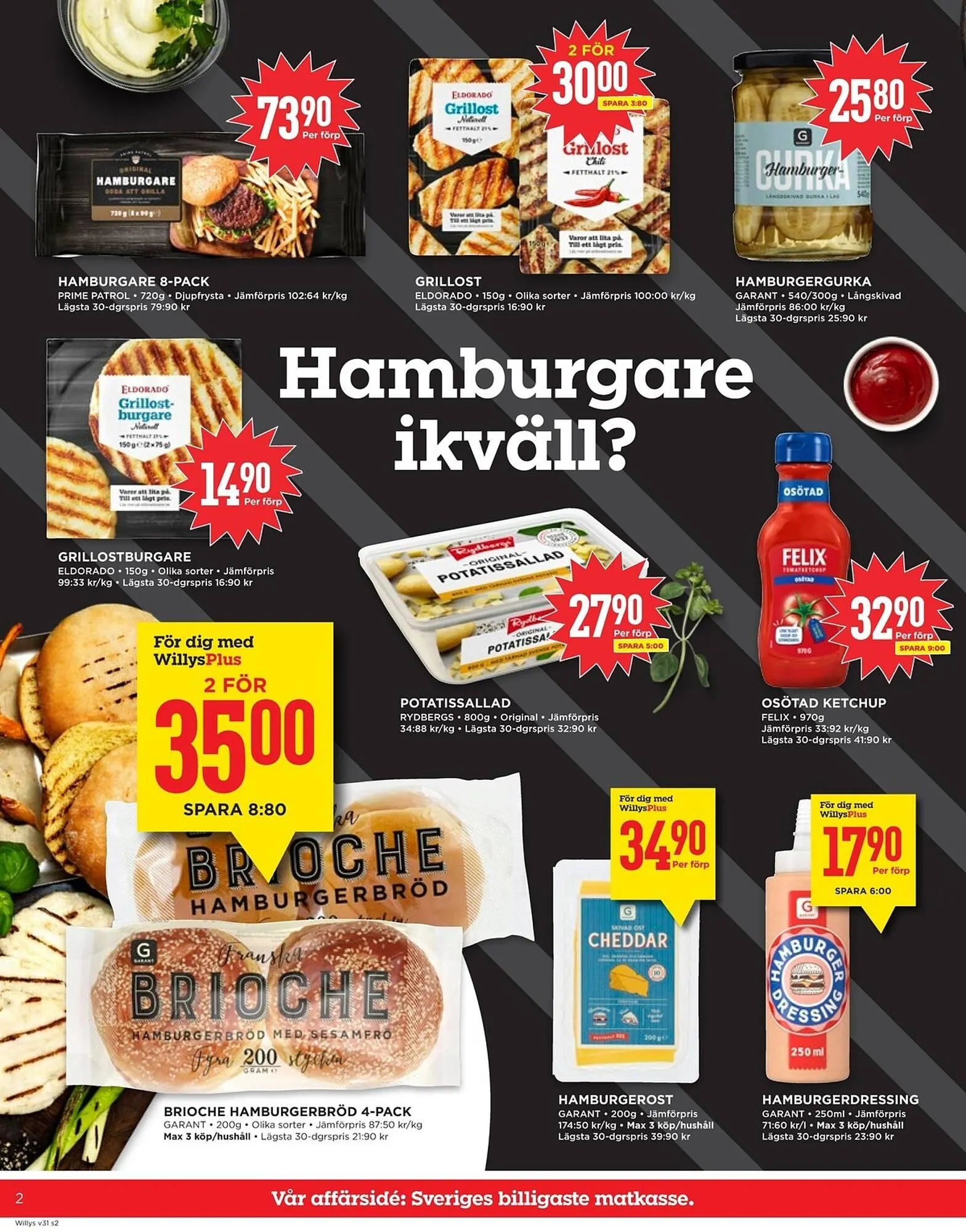 Willys reklamblad från 28 juli till 3 augusti 2025 - Reklamblad sidor 2