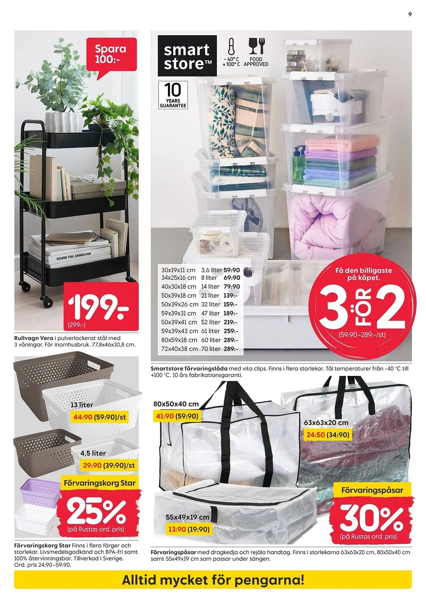 Rusta reklamblad från 17 mars till 23 mars 2025 - Reklamblad sidor 9