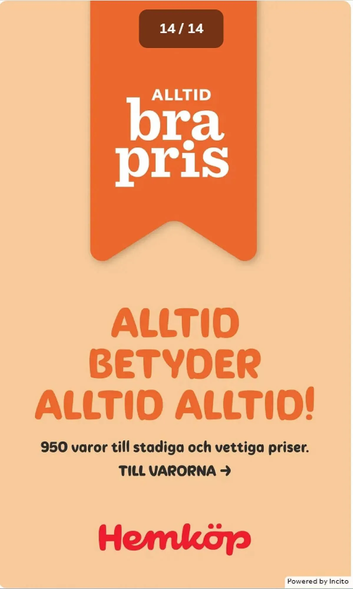 Hemköp reklamblad från 29 september till 5 oktober 2025 - Reklamblad sidor 14