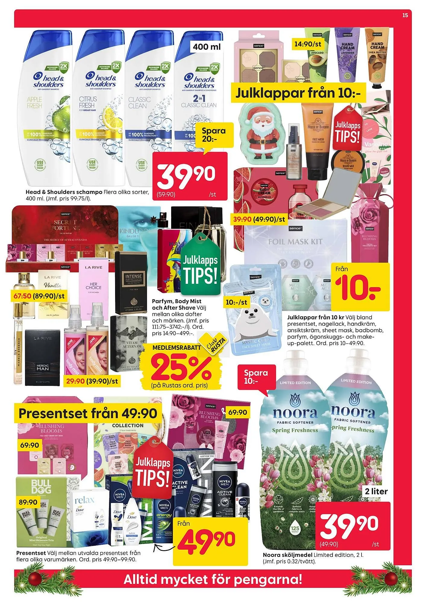 Rusta reklamblad från 9 december till 15 december 2024 - Reklamblad sidor 15