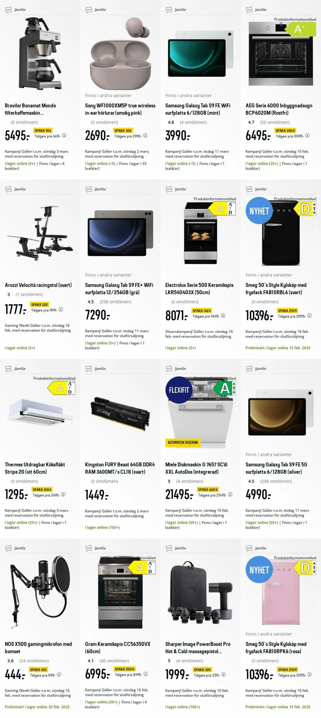 Elgiganten från 10 februari till 16 februari 2025 - Reklamblad sidor 42