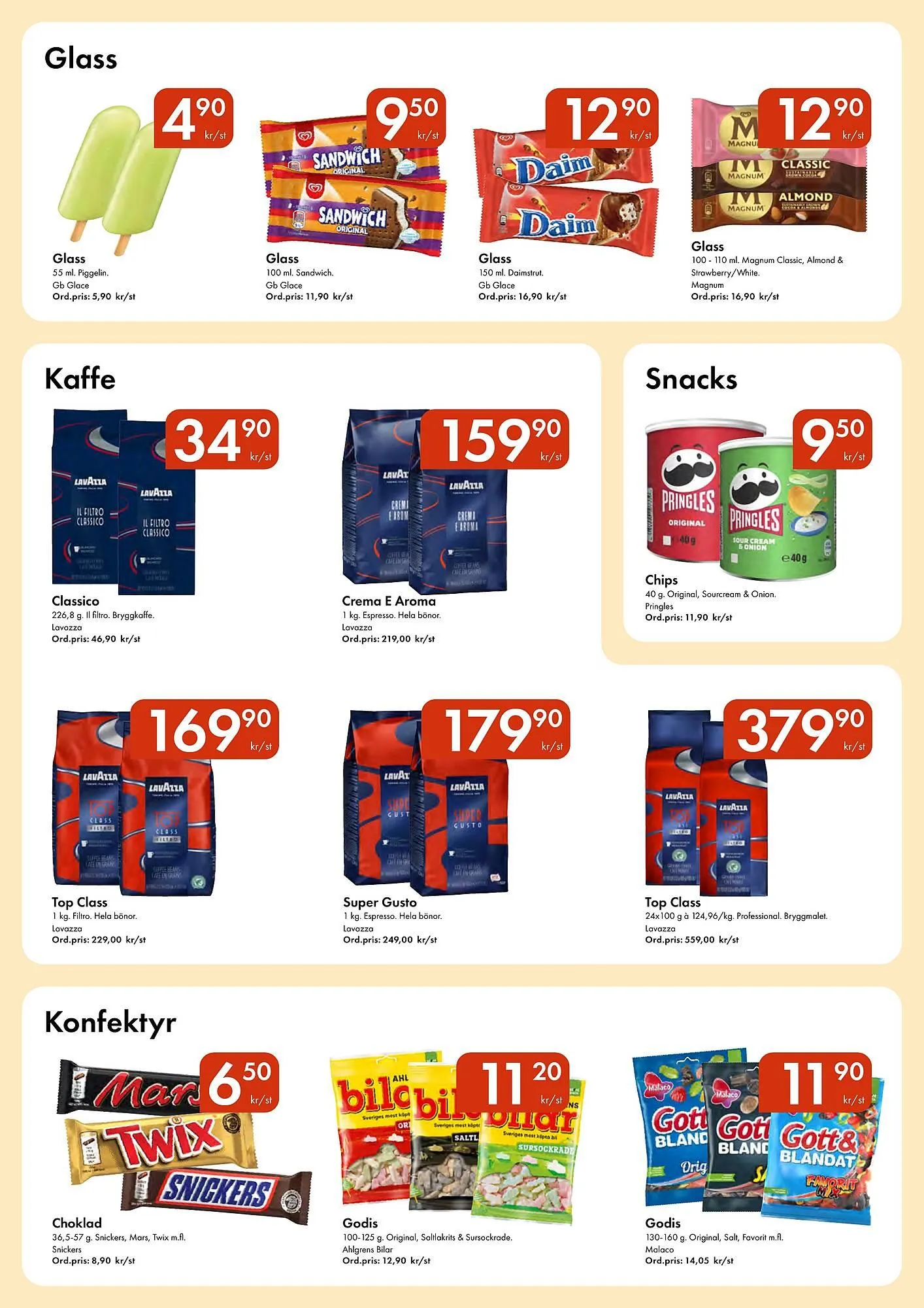 Snabbgross reklamblad från 10 mars till 23 mars 2025 - Reklamblad sidor 12