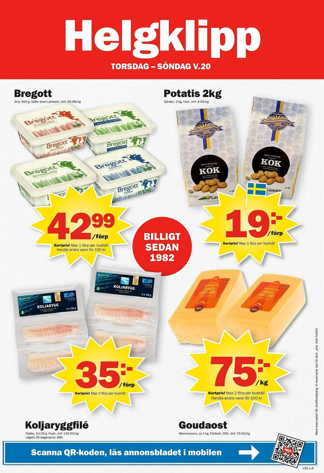 Pekås reklamblad från 12 maj till 17 maj 2025 - Reklamblad sidor 8