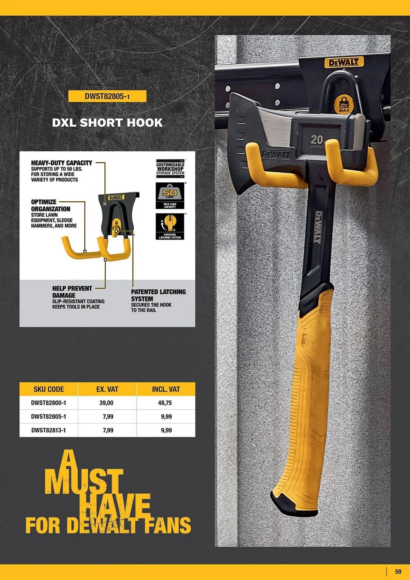 Dewalt reklamblad från 21 mars till 31 maj 2025 - Reklamblad sidor 59