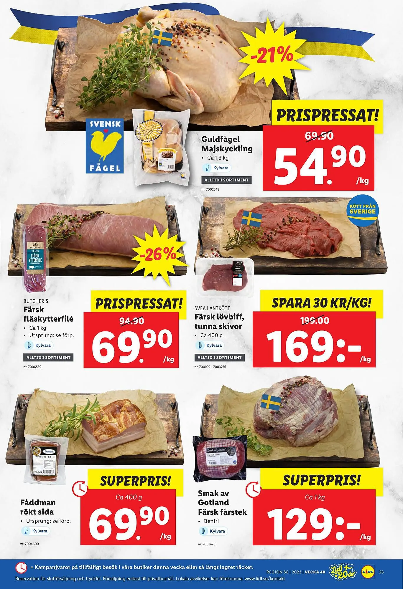 Lidl reklamblad från 2 oktober till 8 oktober 2023 - Reklamblad sidor 32