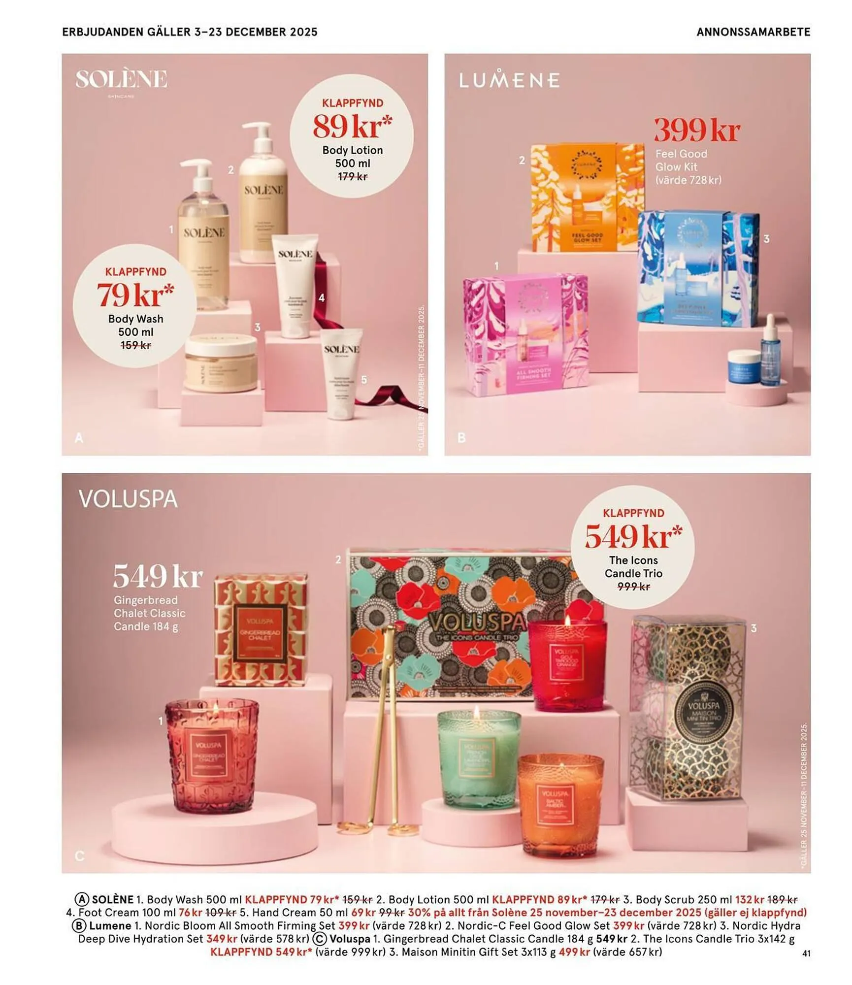 Åhléns reklamblad från 25 november till 11 december 2025 - Reklamblad sidor 41