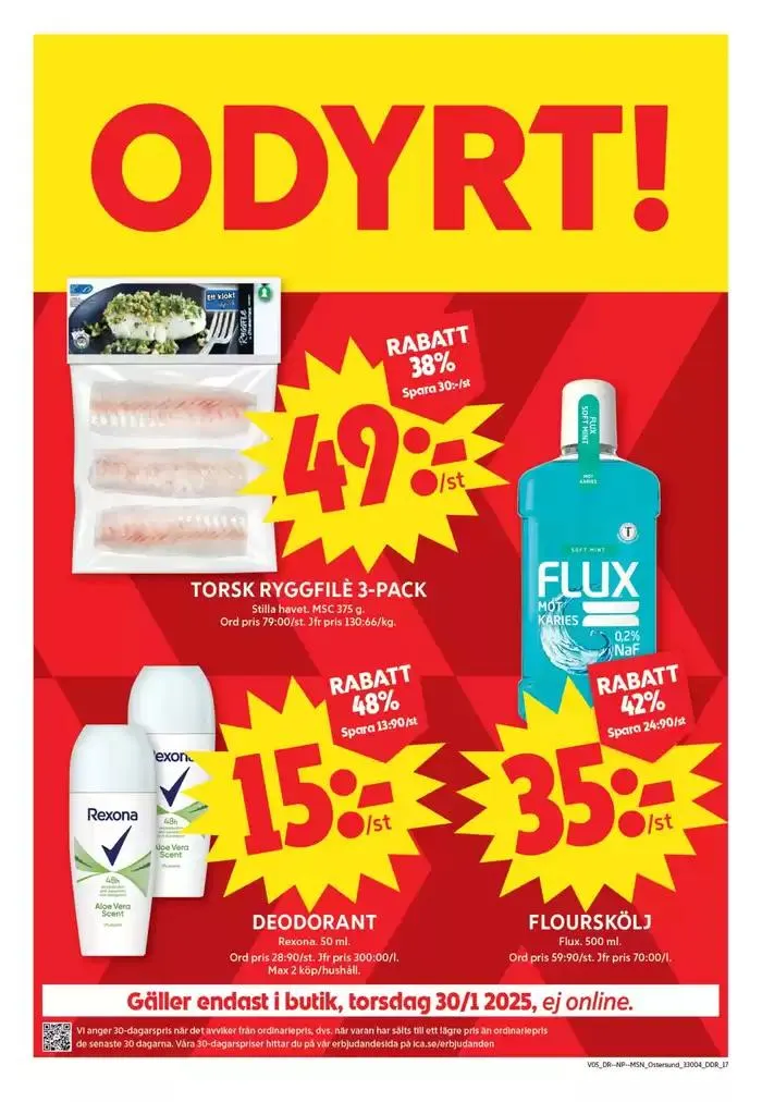 ICA Maxi Erbjudanden från 27 januari till 2 februari 2025 - Reklamblad sidor 17