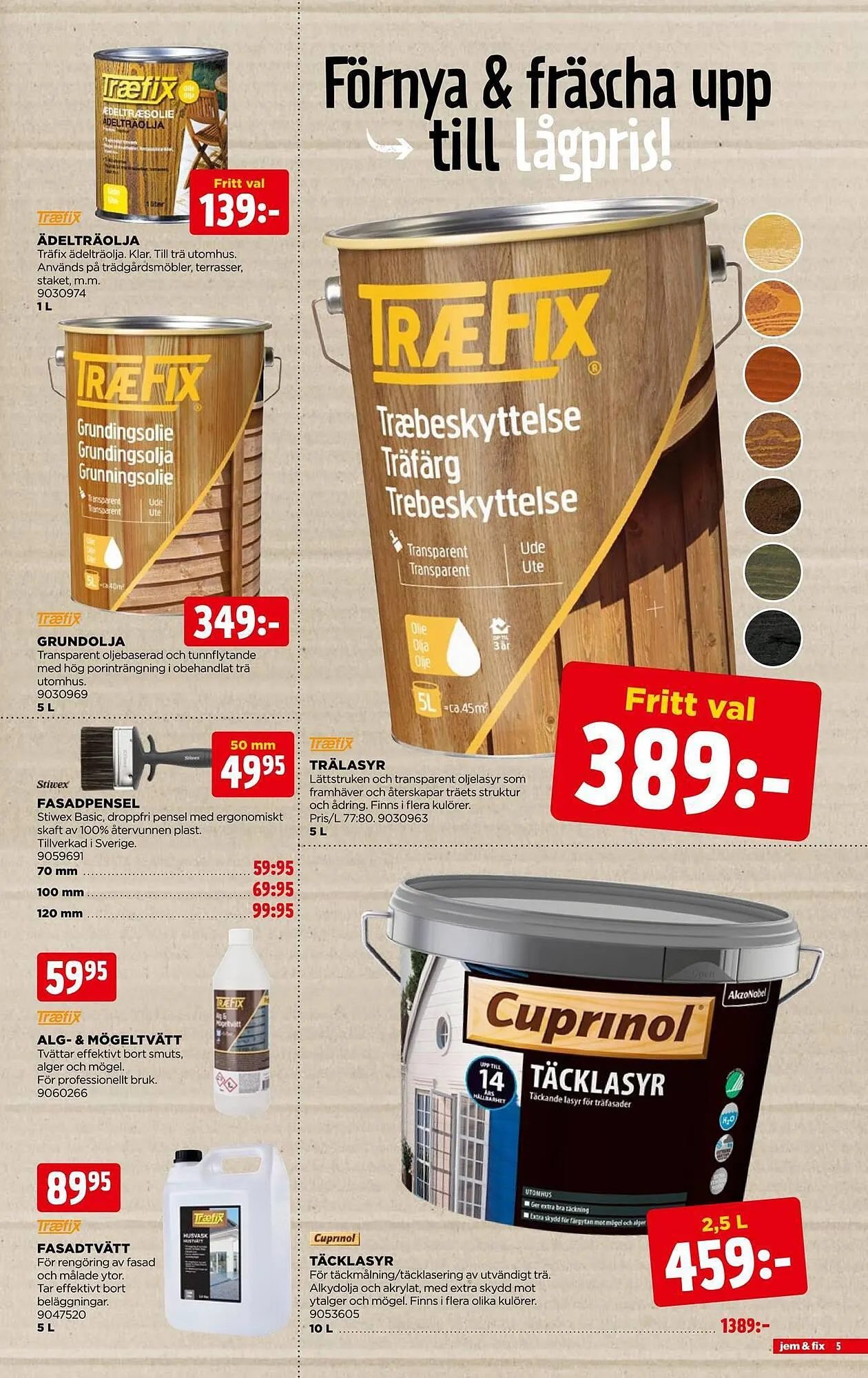 Jem&Fix reklamblad från 20 augusti till 27 augusti 2023 - Reklamblad sidor 5