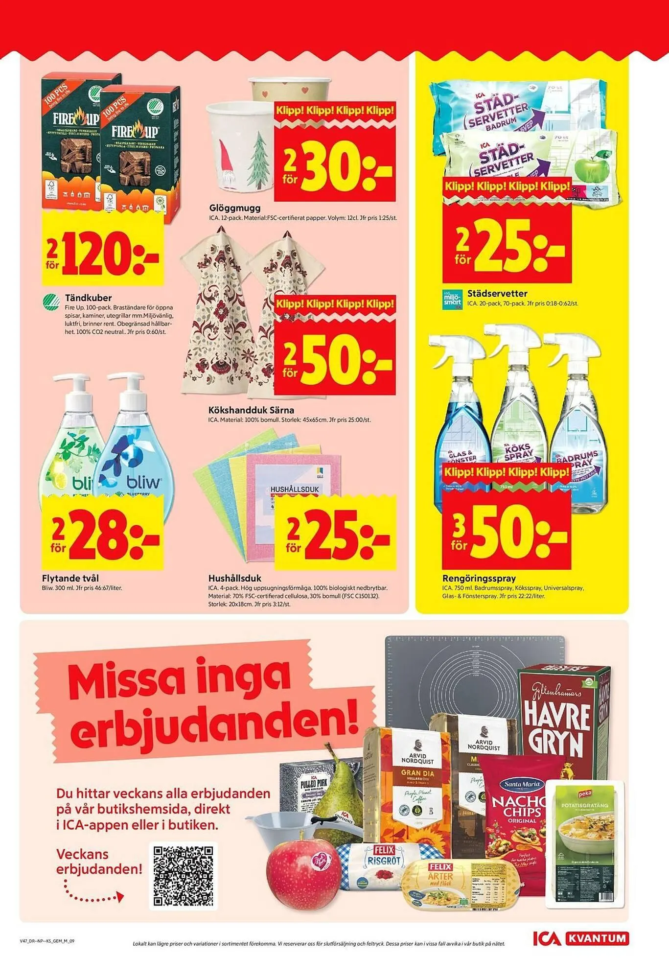 ICA Kvantum reklamblad från 17 november till 23 november 2025 - Reklamblad sidor 9