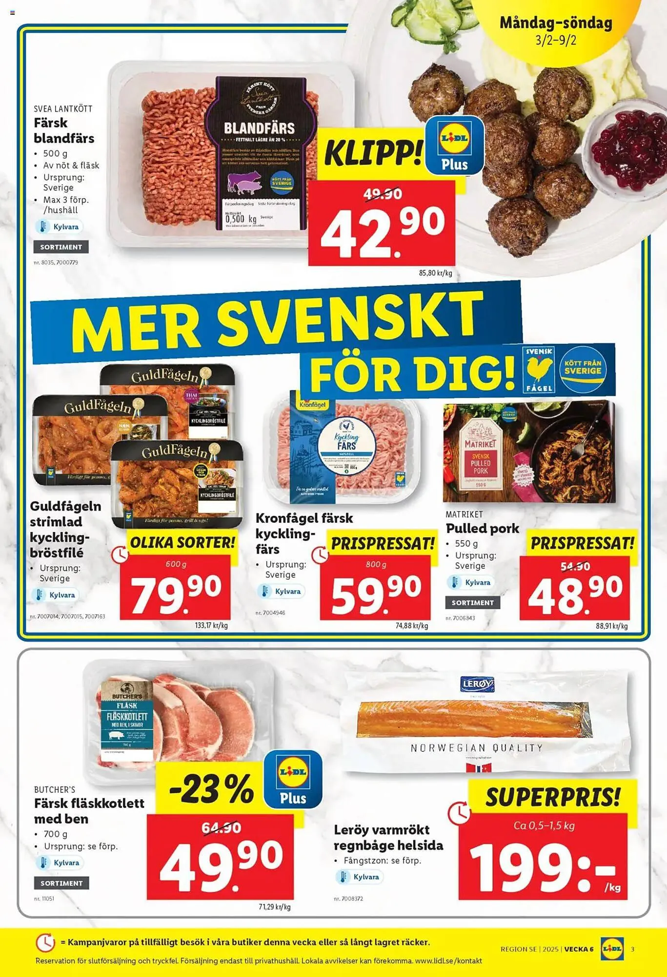 Lidl reklamblad från 3 februari till 9 februari 2025 - Reklamblad sidor 3