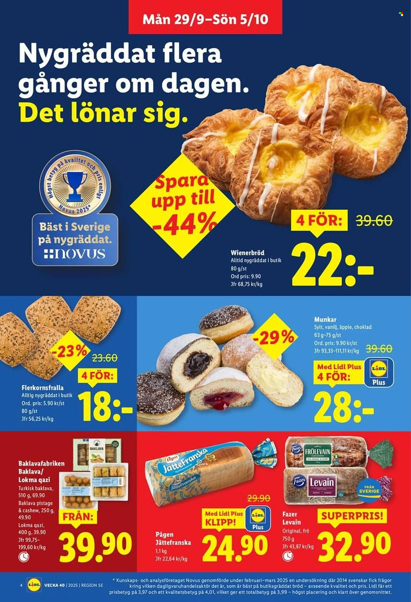 Lidl reklamblad från 29 september till 5 oktober 2025 - Reklamblad sidor 4