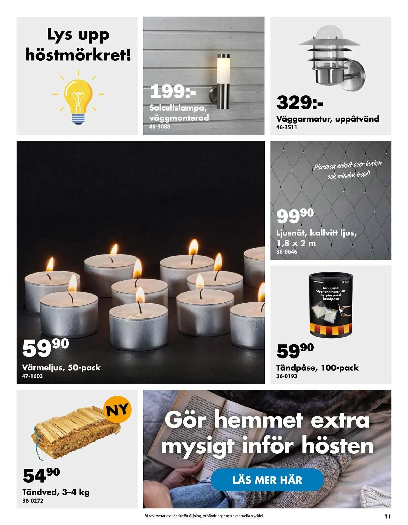 Biltema reklamblad från 24 september till 20 oktober 2024 - Reklamblad sidor 11