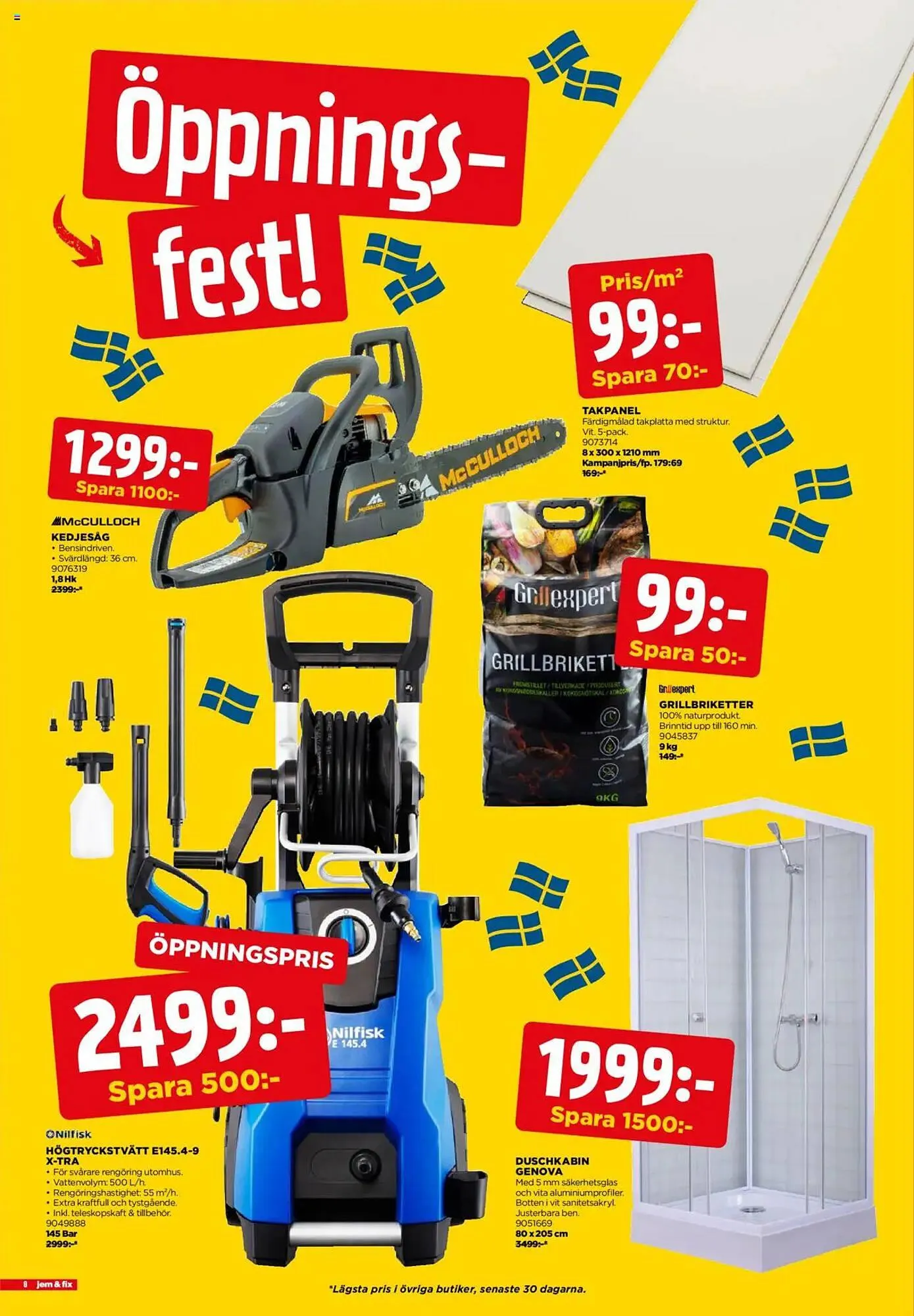 Jem&Fix reklamblad från 6 oktober till 12 oktober 2025 - Reklamblad sidor 8