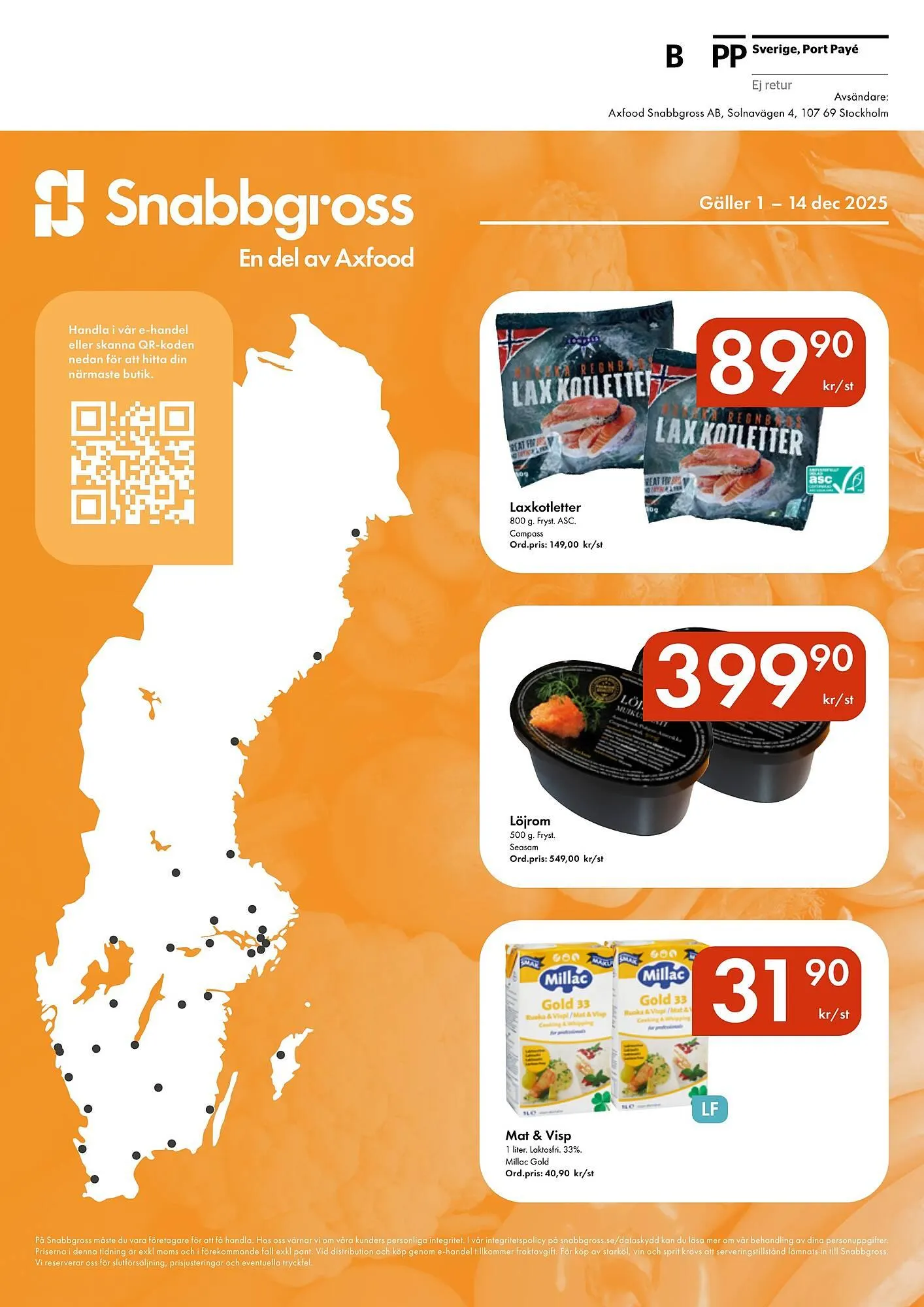 Snabbgross reklamblad från 1 december till 14 december 2025 - Reklamblad sidor 16