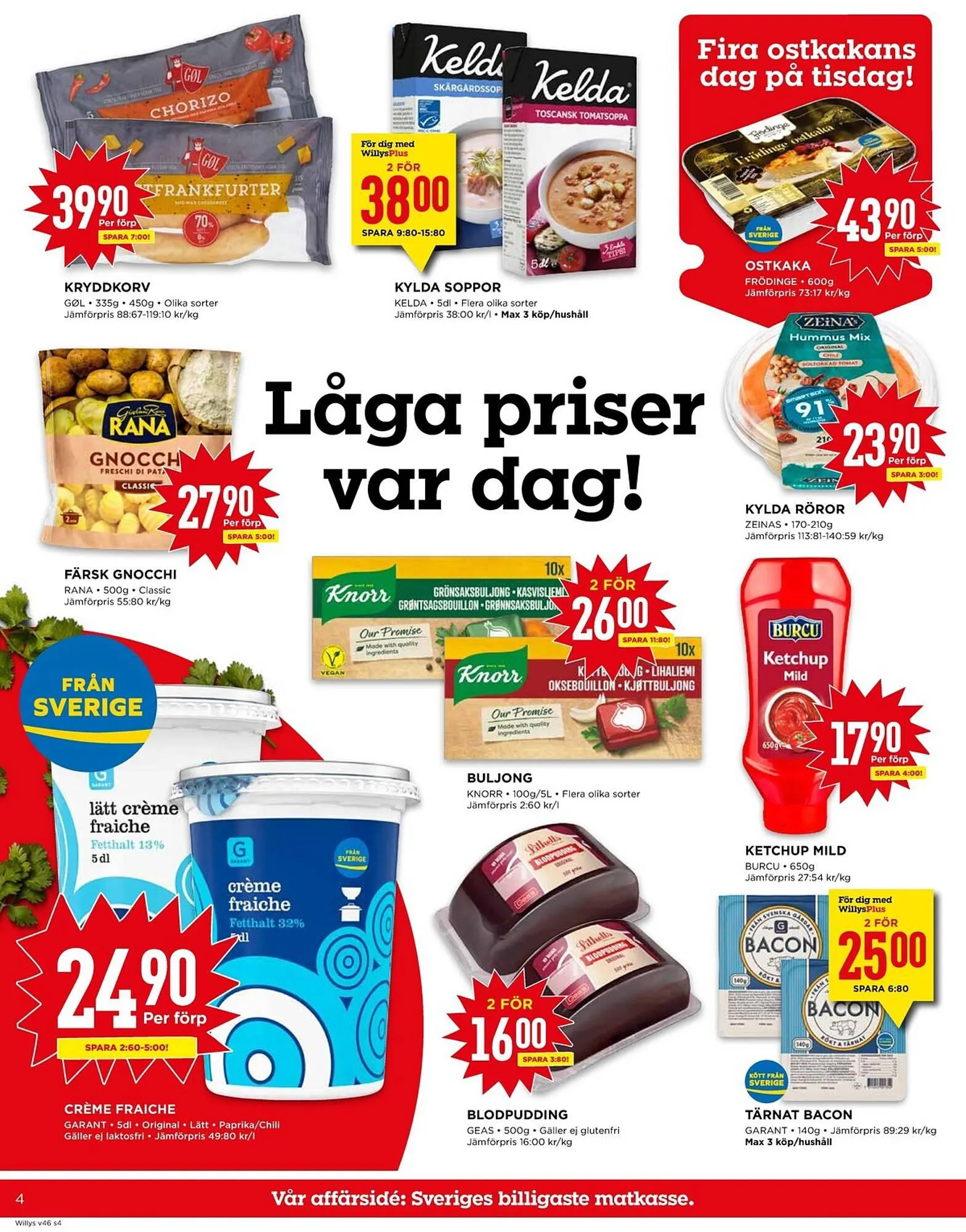 Willys reklamblad från 13 november till 19 november 2023 - Reklamblad sidor 4
