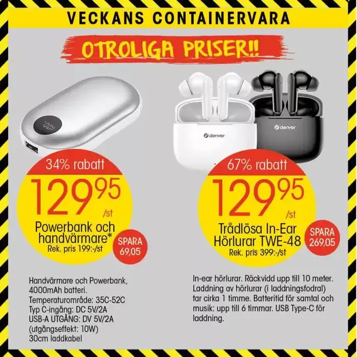 Aktuella deals och erbjudanden från 23 oktober till 6 november 2024 - Reklamblad sidor 2