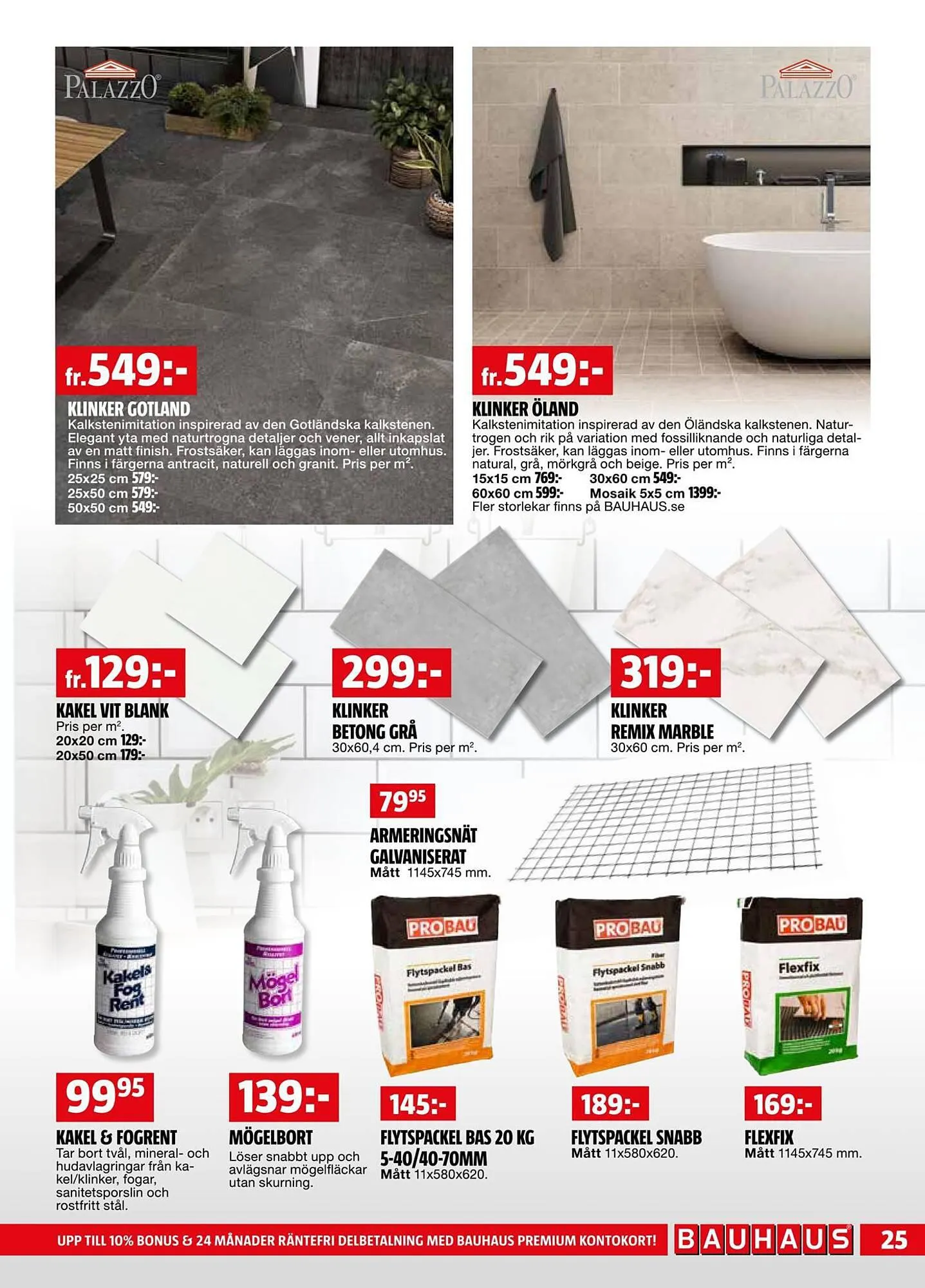 Bauhaus reklamblad från 1 oktober till 15 oktober 2023 - Reklamblad sidor 25