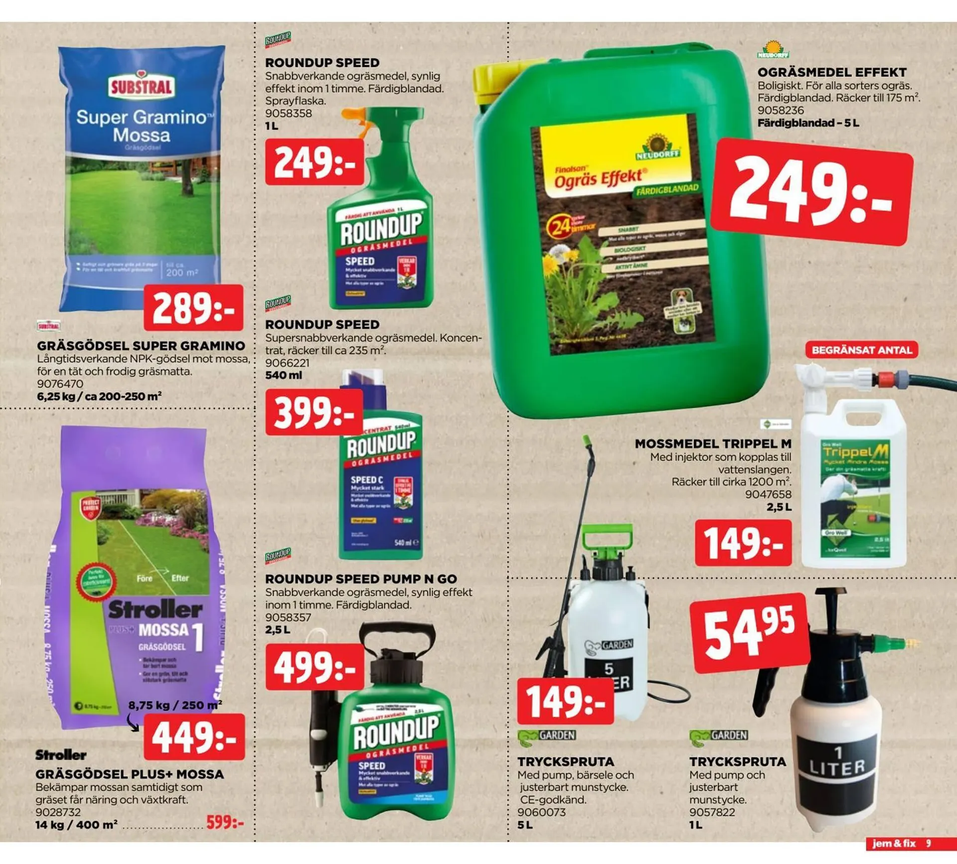 Jem&Fix reklamblad från 6 april till 20 april 2026 - Reklamblad sidor 9