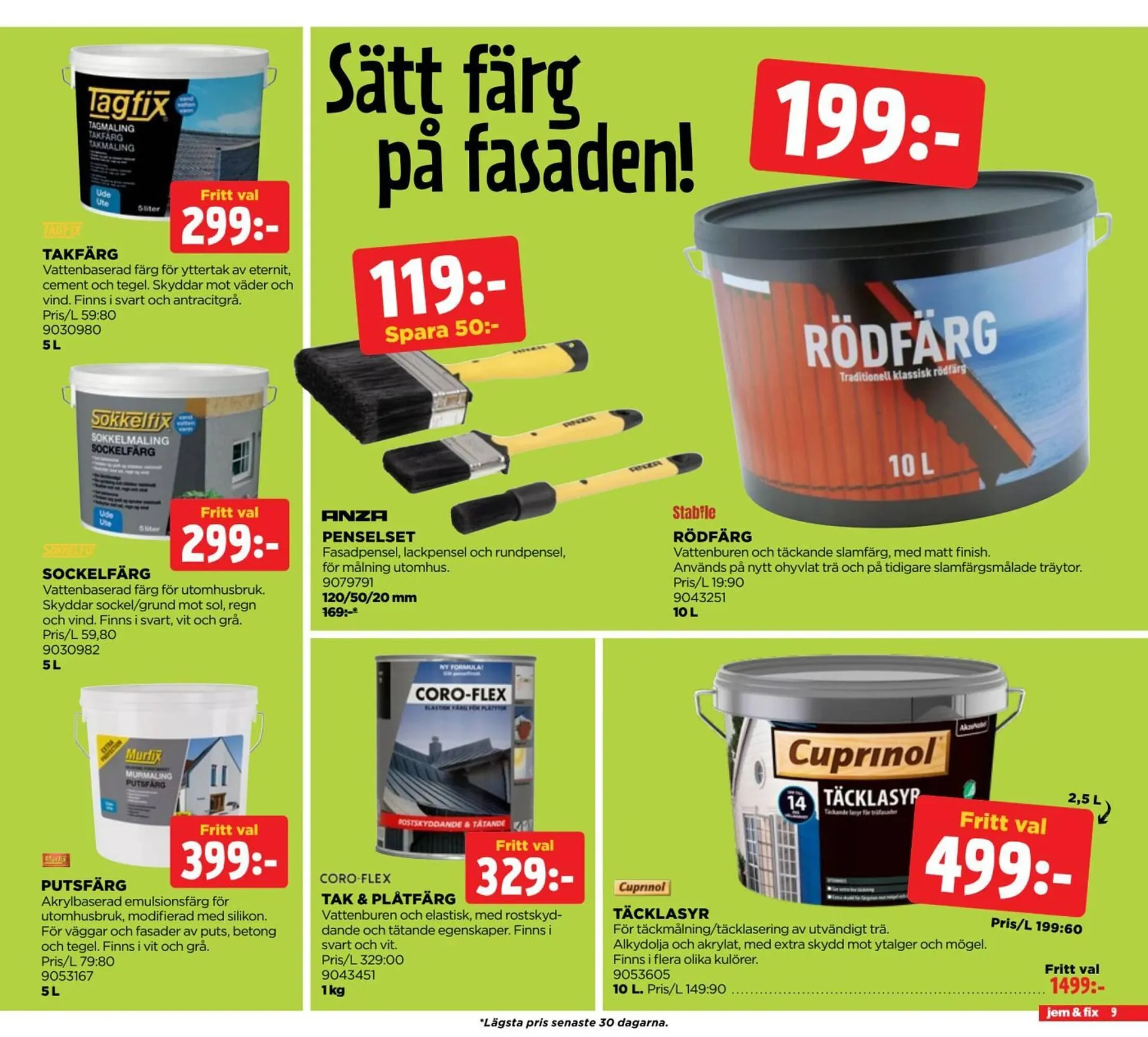 Jem&Fix reklamblad från 20 april till 4 maj 2026 - Reklamblad sidor 9