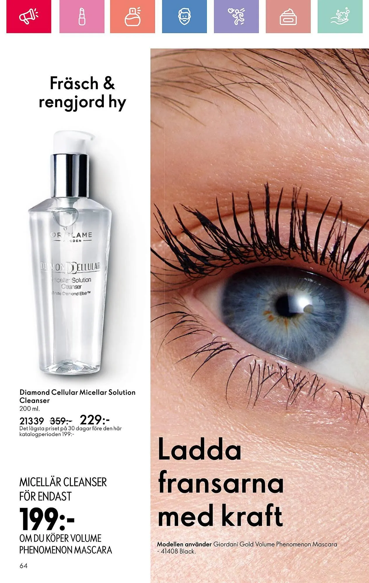 Oriflame reklamblad från 22 juni till 12 juli 2025 - Reklamblad sidor 64