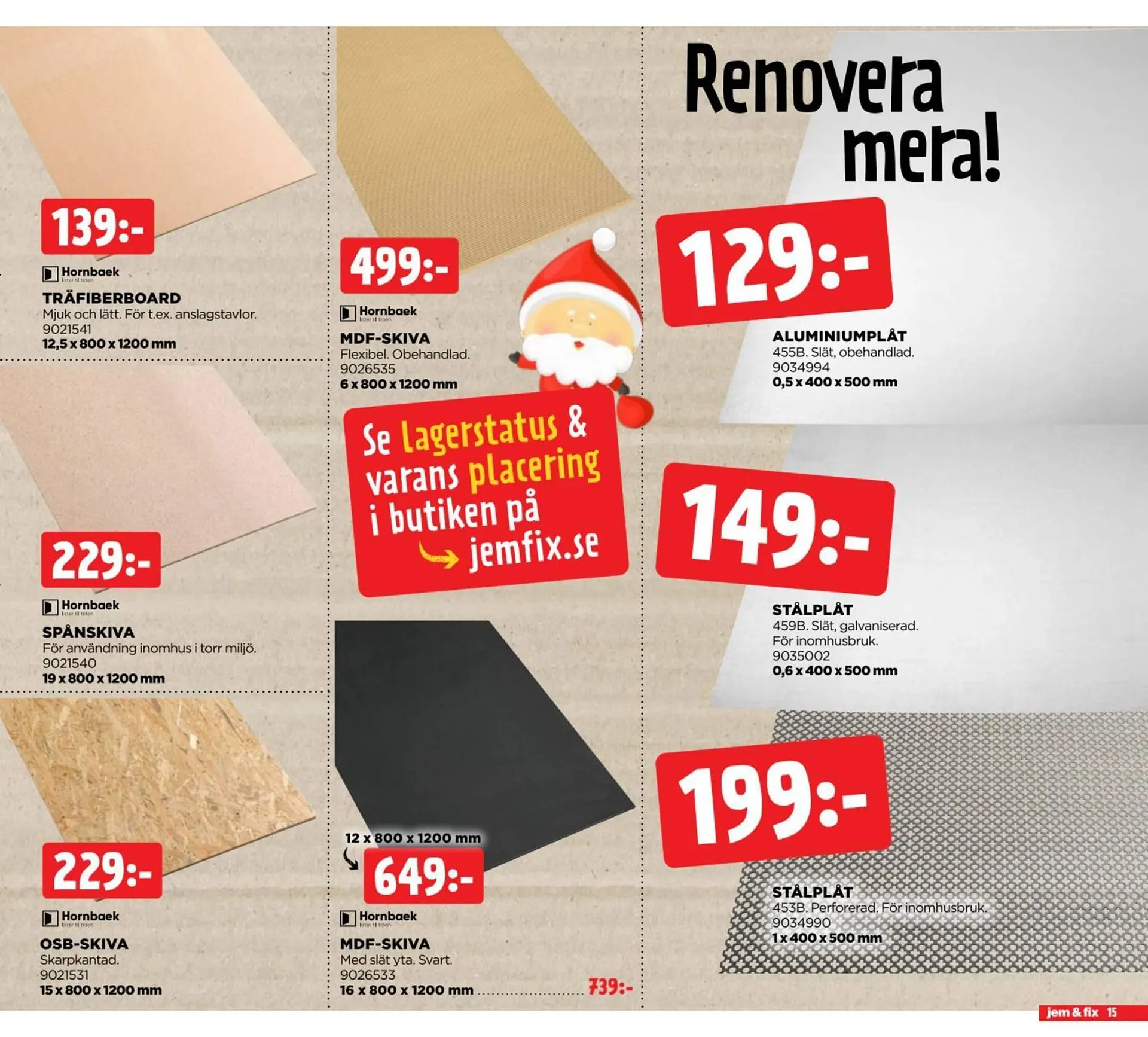 Jem&Fix reklamblad från 17 november till 23 november 2025 - Reklamblad sidor 15