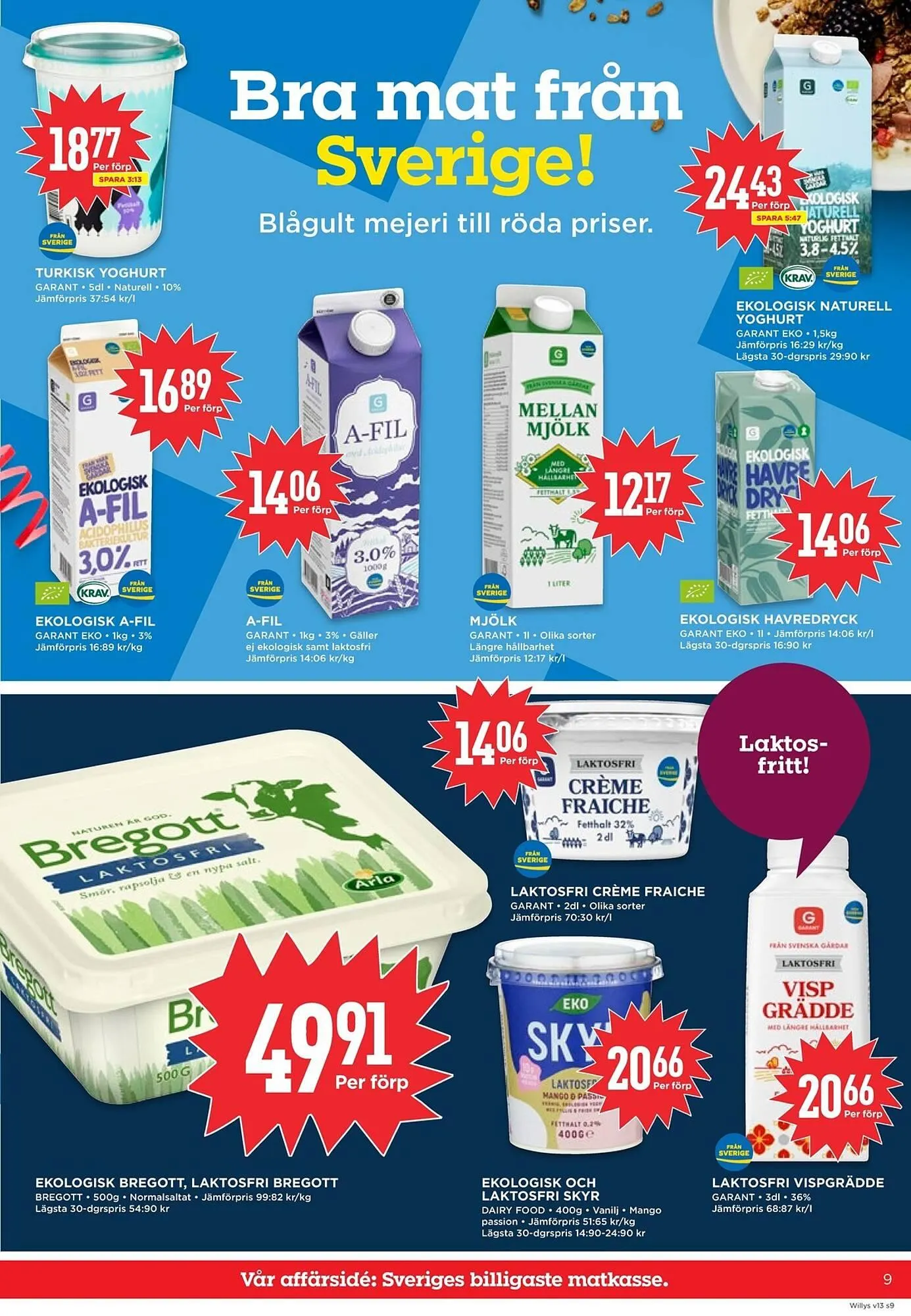 Willys reklamblad från 23 mars till 29 mars 2026 - Reklamblad sidor 9