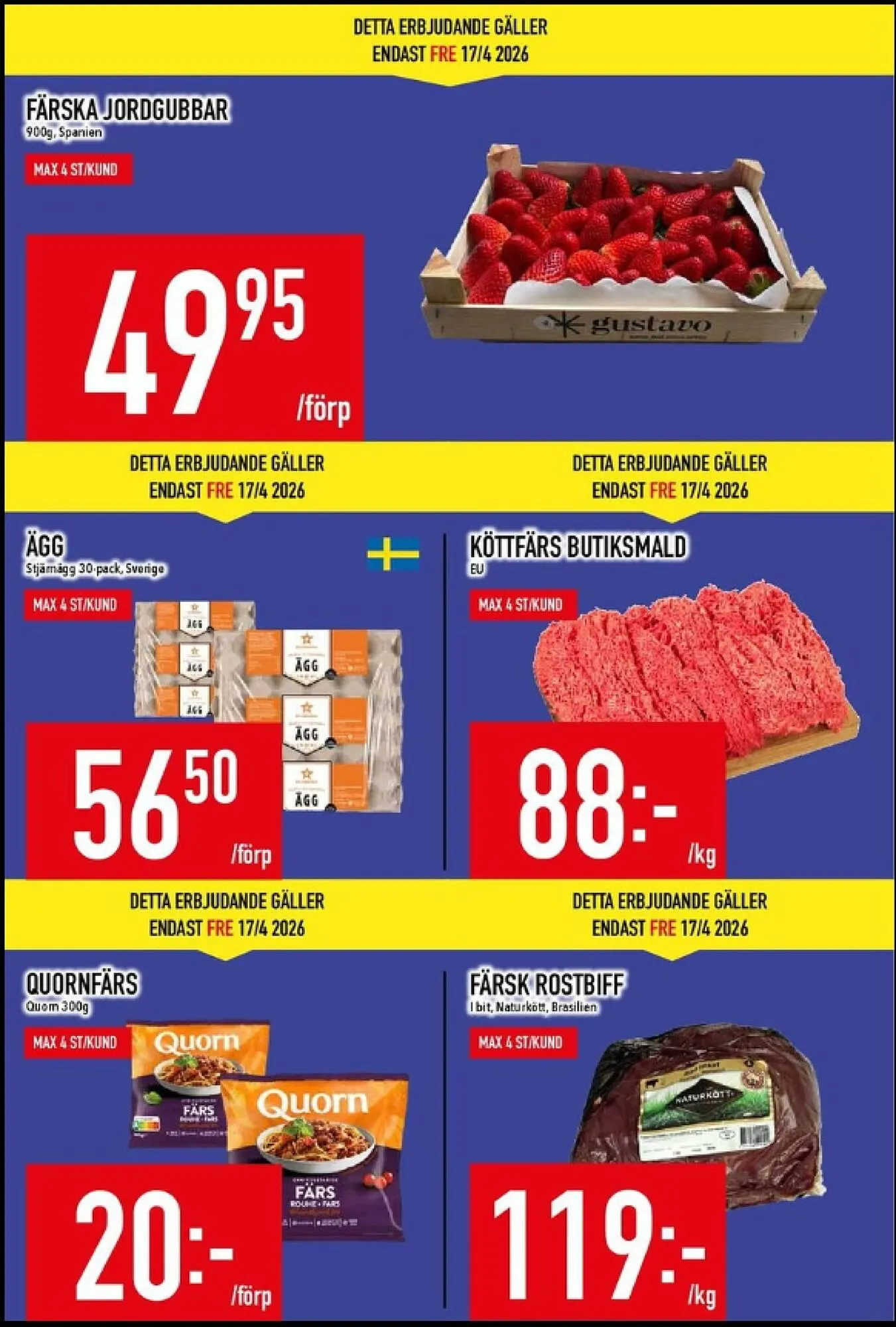 Matdax reklamblad från 13 april till 19 april 2026 - Reklamblad sidor 4