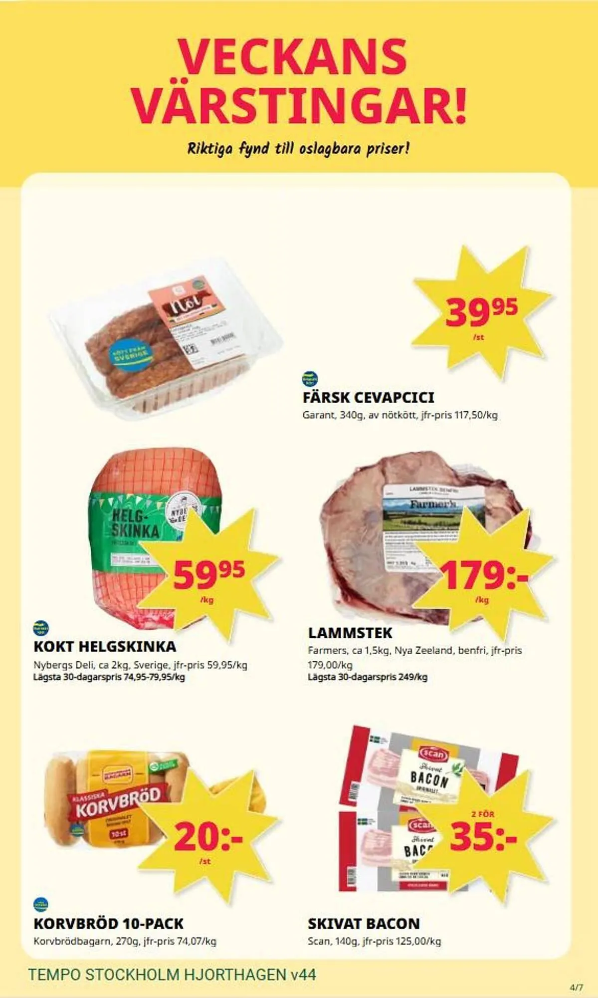 Tempo reklamblad från 27 oktober till 2 november 2025 - Reklamblad sidor 4