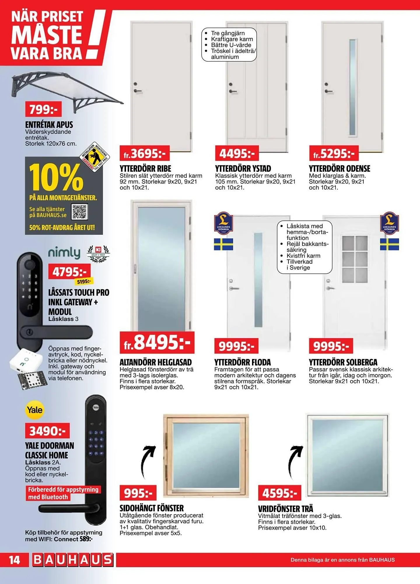 Bauhaus reklamblad från 29 september till 12 oktober 2025 - Reklamblad sidor 14