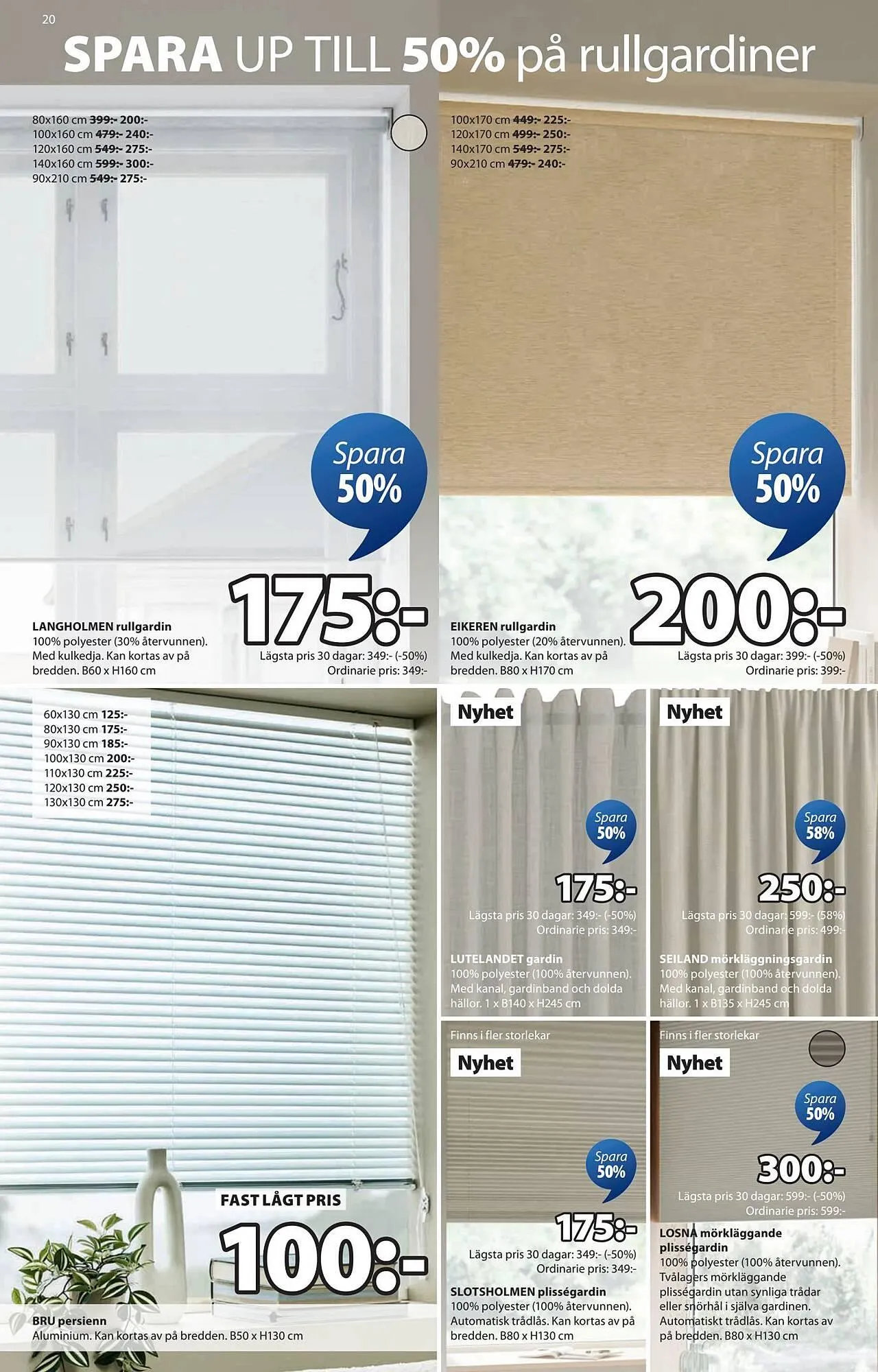 JYSK reklamblad från 2 mars till 23 mars 2026 - Reklamblad sidor 20