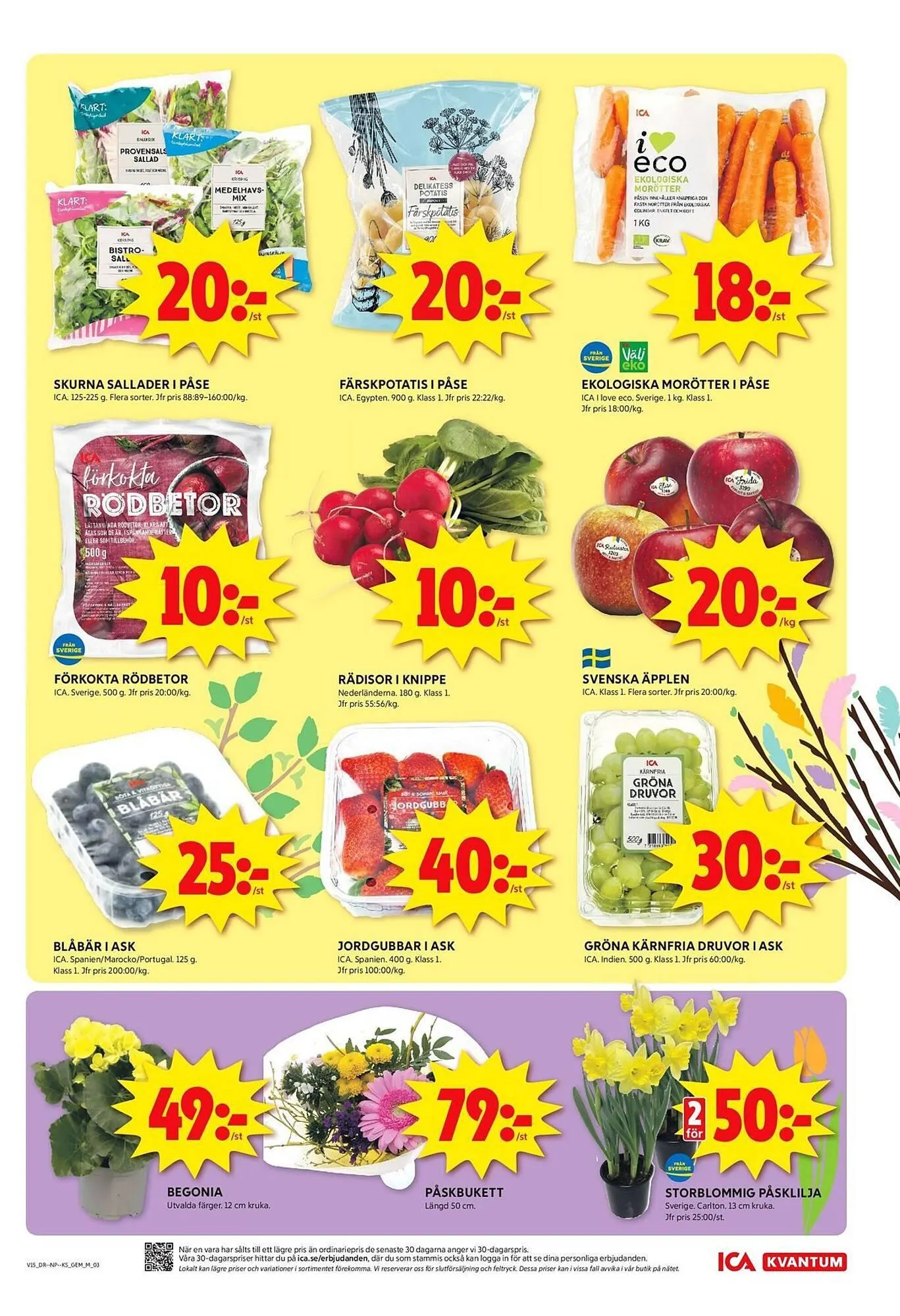 ICA Kvantum reklamblad från 7 april till 13 april 2025 - Reklamblad sidor 3