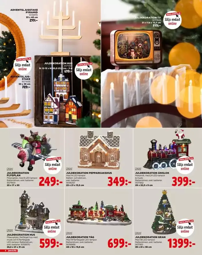 Jem&Fix reklamblad från 27 oktober till 24 december 2024 - Reklamblad sidor 8