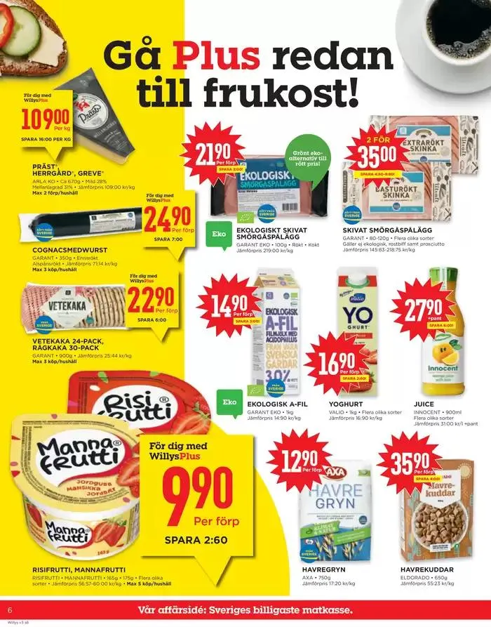 Exklusiva deals och fynd från 13 januari till 19 januari 2025 - Reklamblad sidor 6
