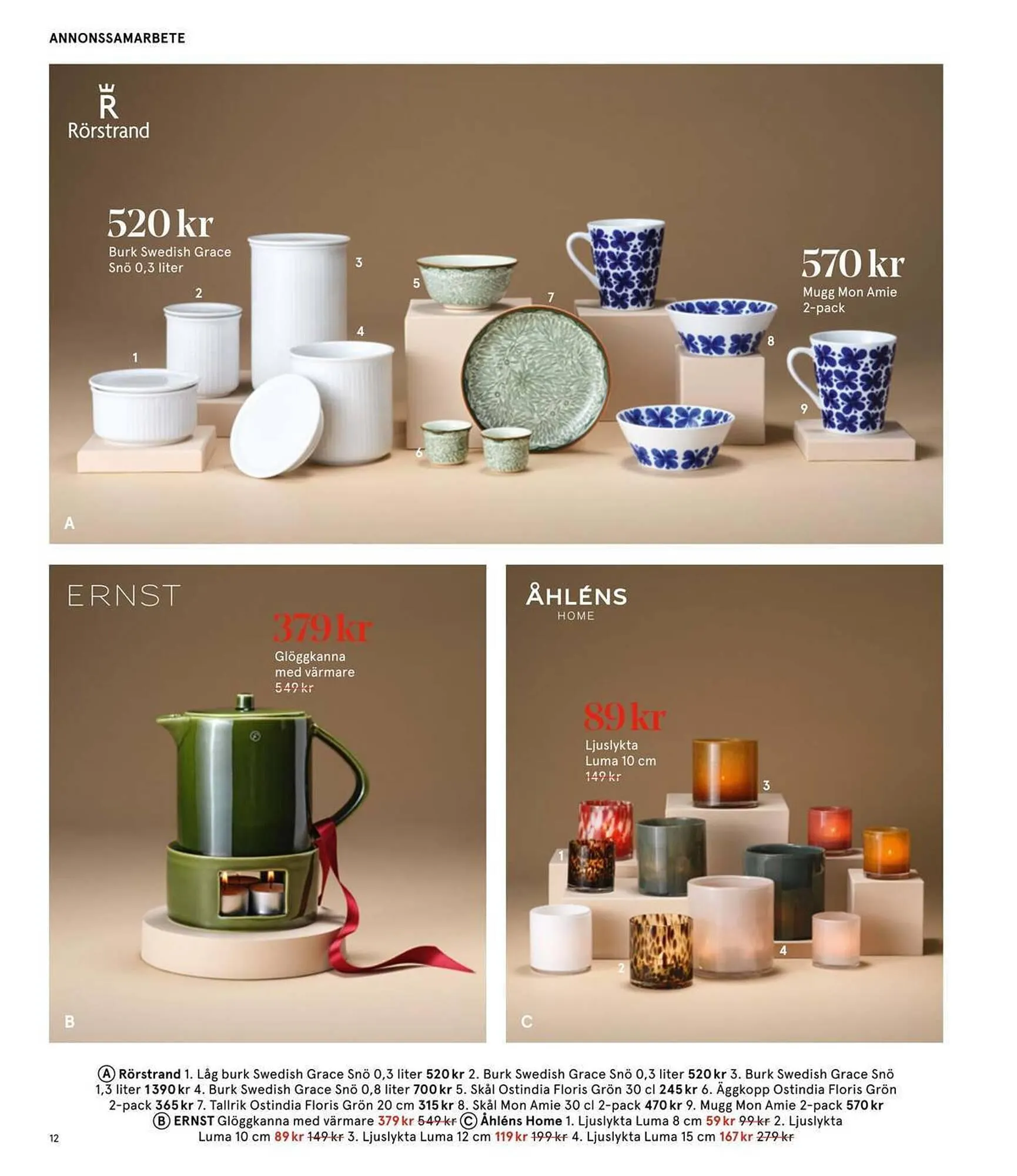 Åhléns reklamblad från 25 november till 11 december 2025 - Reklamblad sidor 12