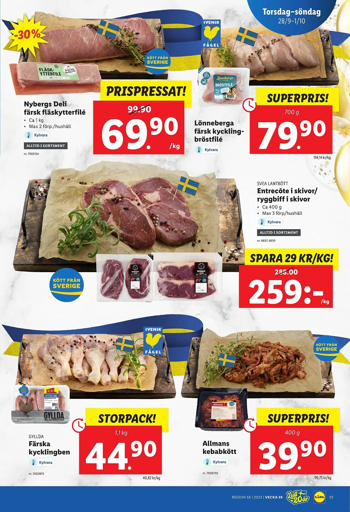 Lidl reklamblad från 25 september till 1 oktober 2023 - Reklamblad sidor 29