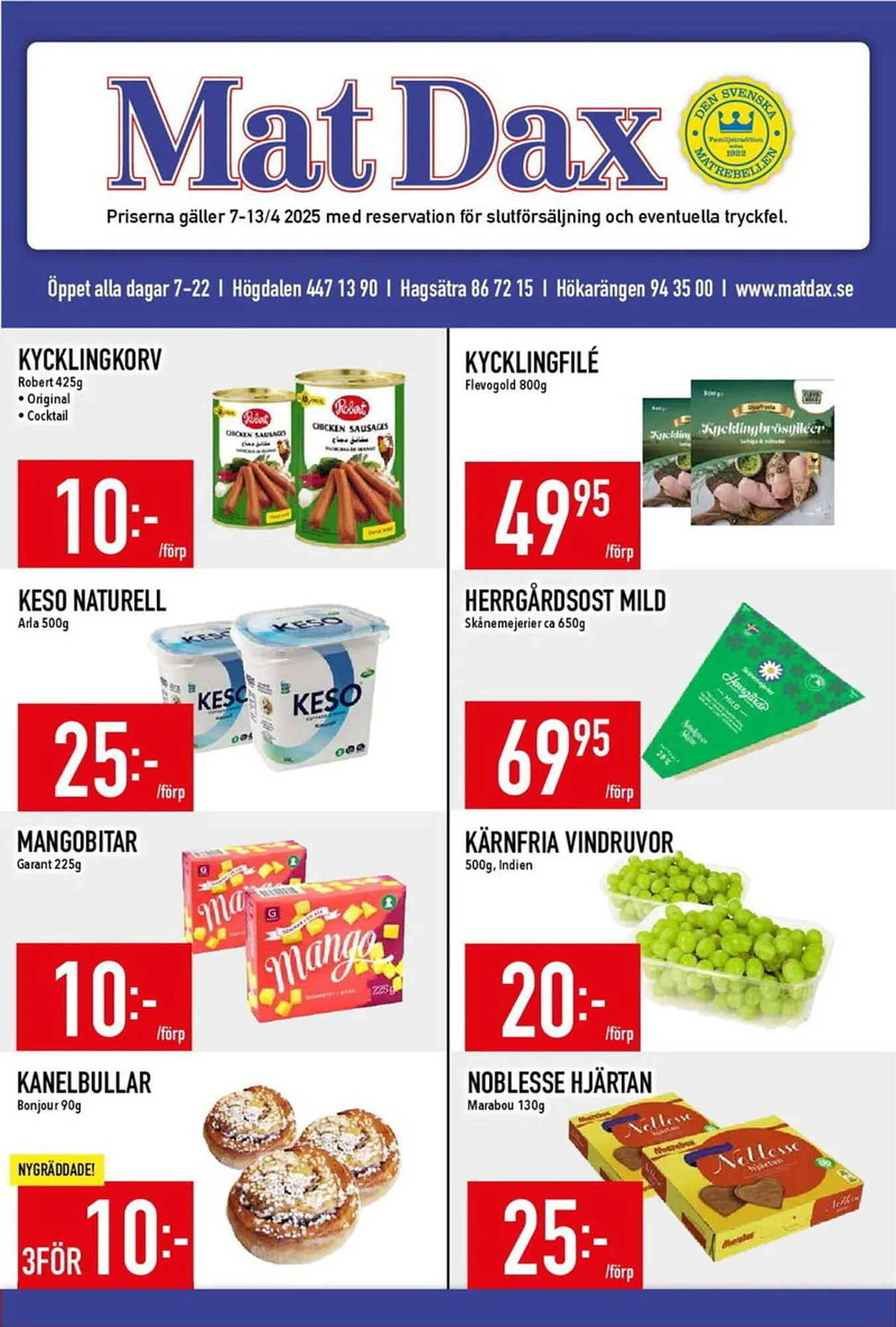 Matdax reklamblad - 1