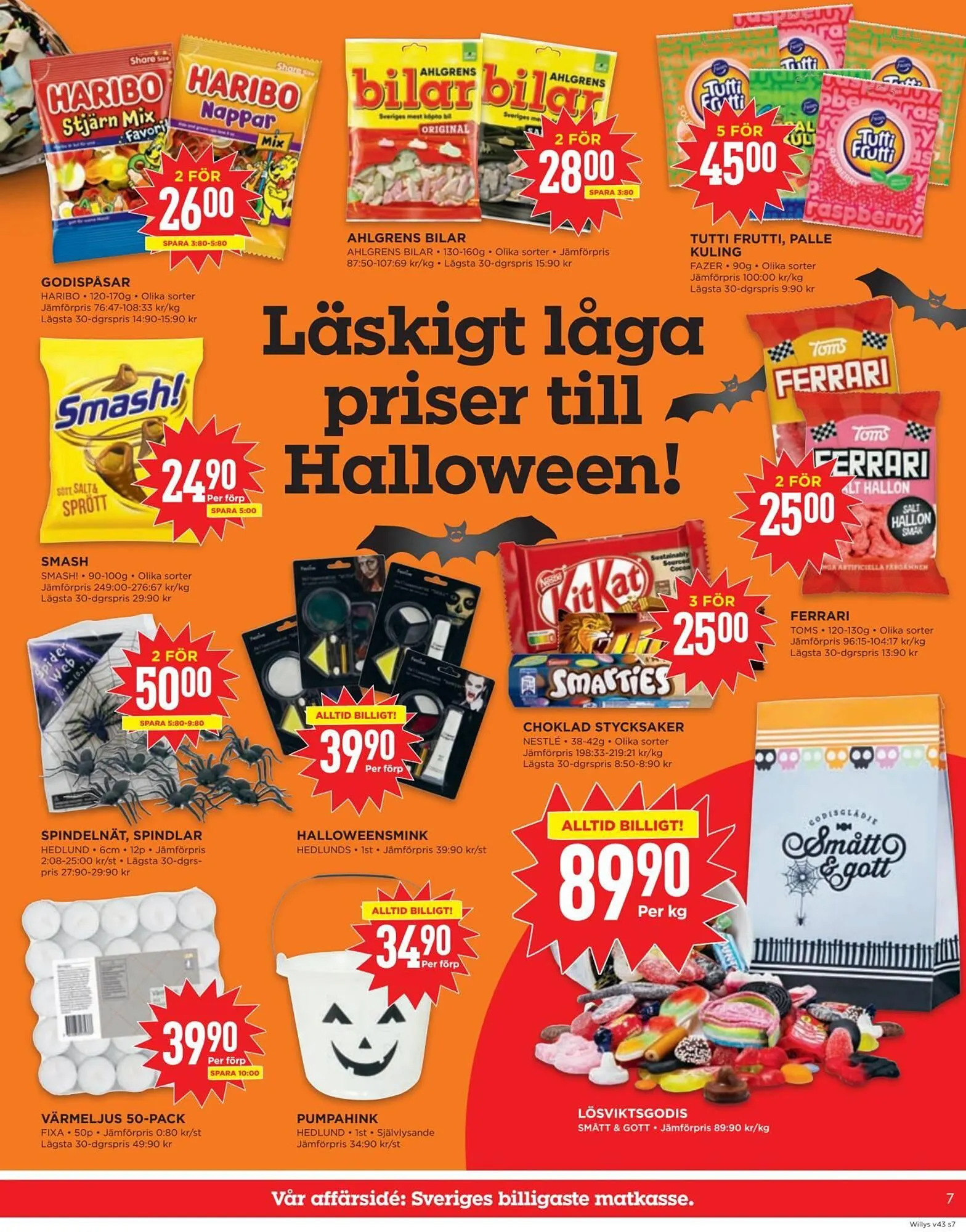 Willys reklamblad från 20 oktober till 26 oktober 2025 - Reklamblad sidor 7