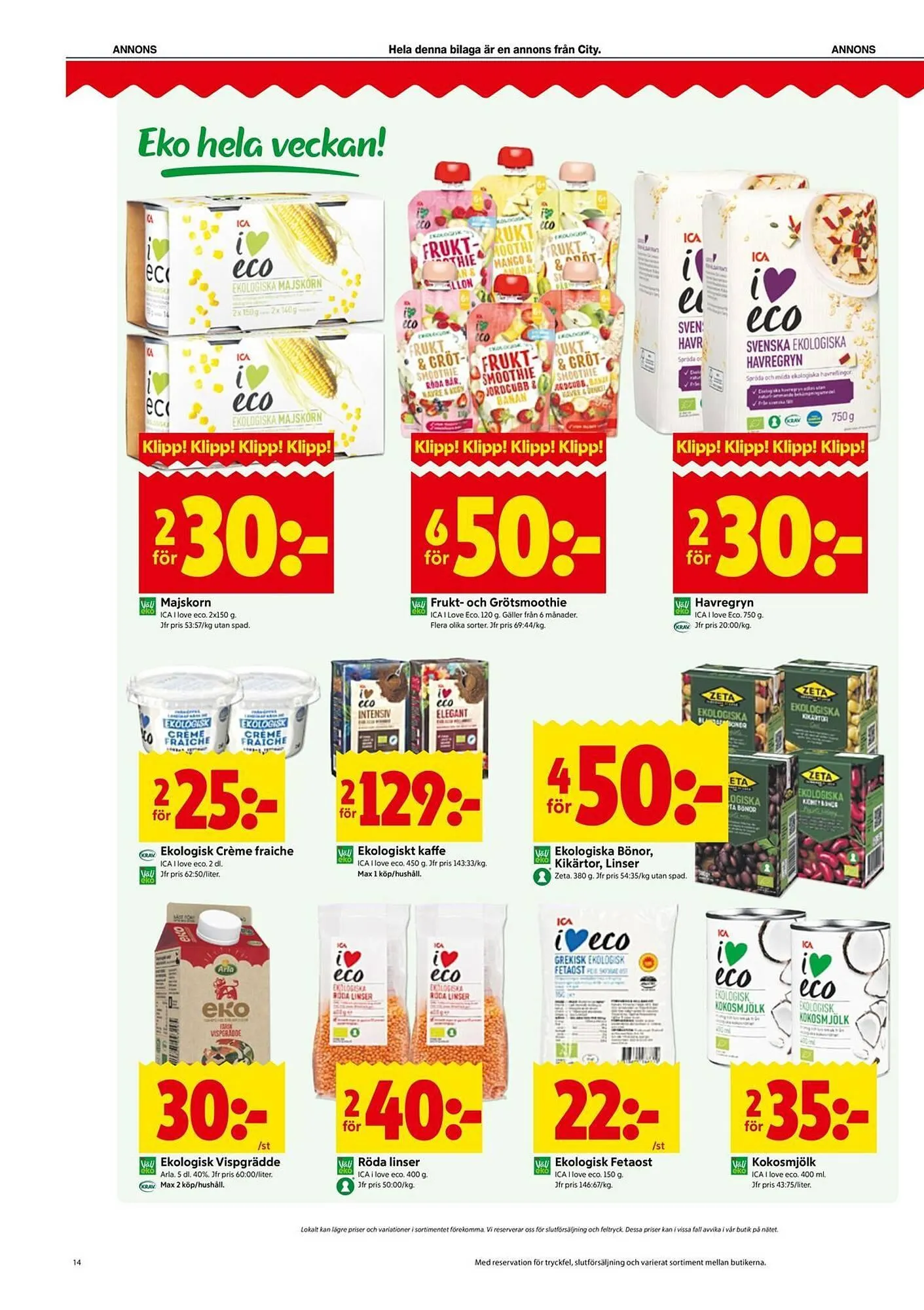 ICA Kvantum reklamblad från 2 mars till 8 mars 2026 - Reklamblad sidor 14