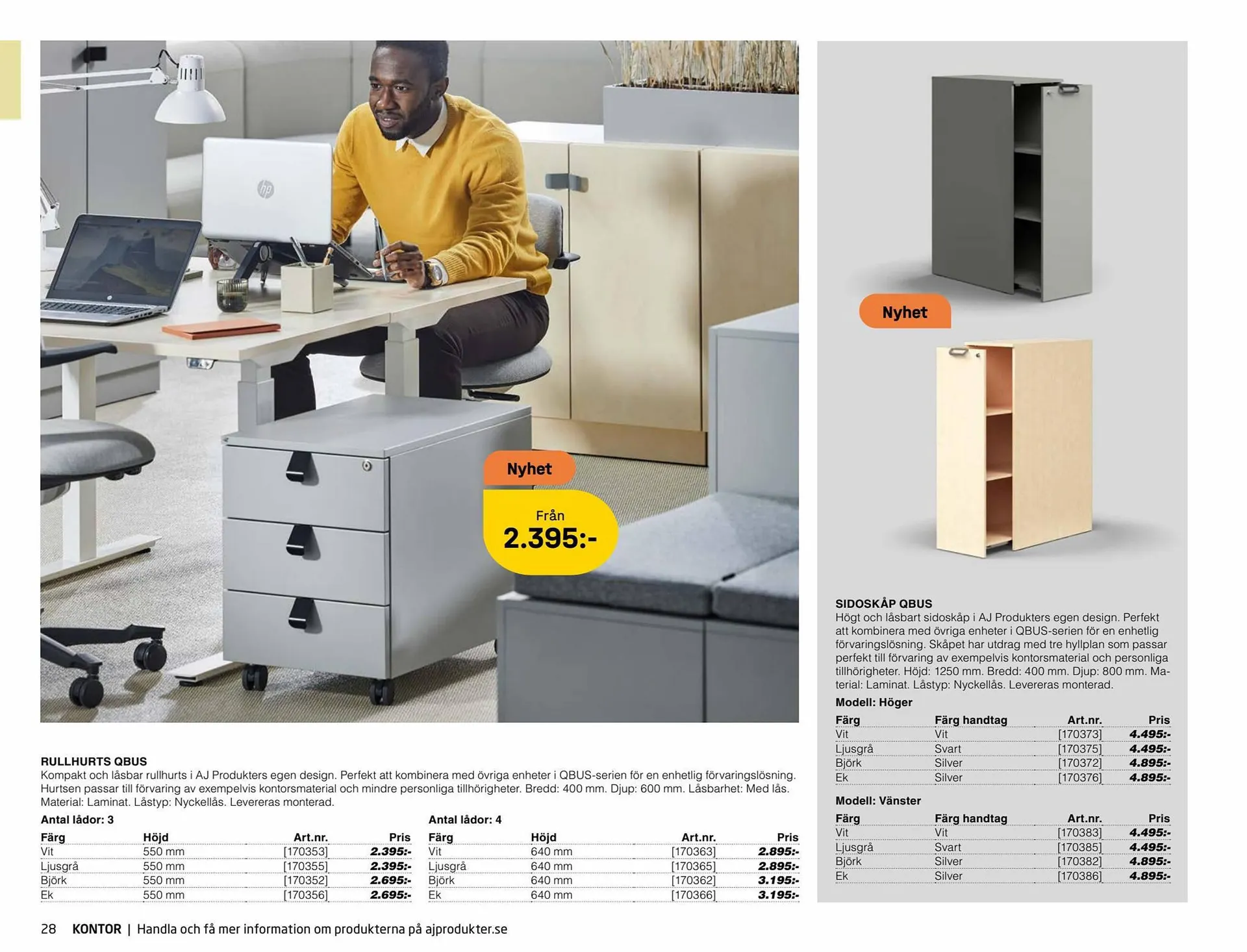 AJ Produkter reklamblad från 8 oktober till 4 december 2023 - Reklamblad sidor 28
