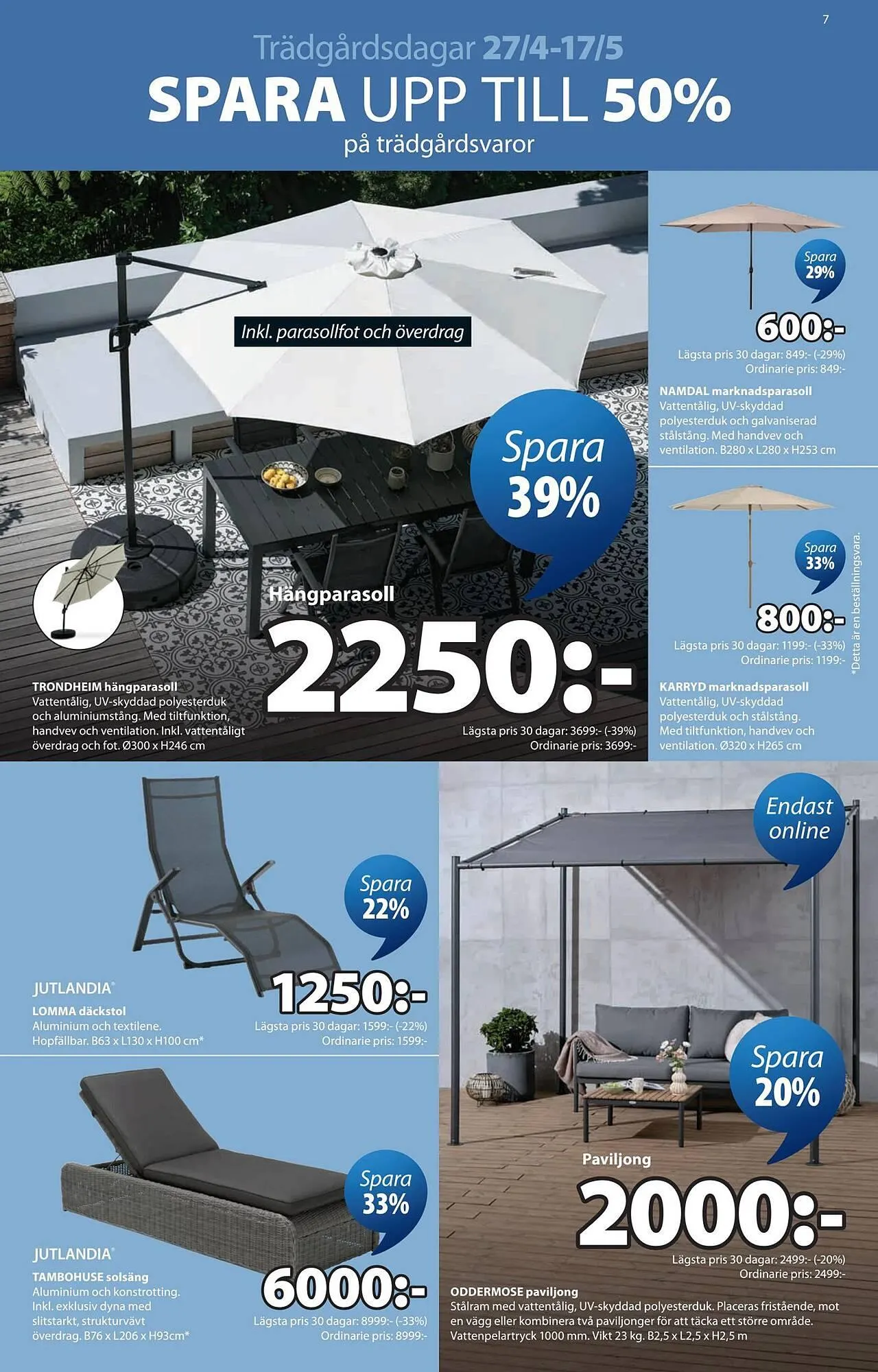 JYSK reklamblad från 27 april till 18 maj 2026 - Reklamblad sidor 7